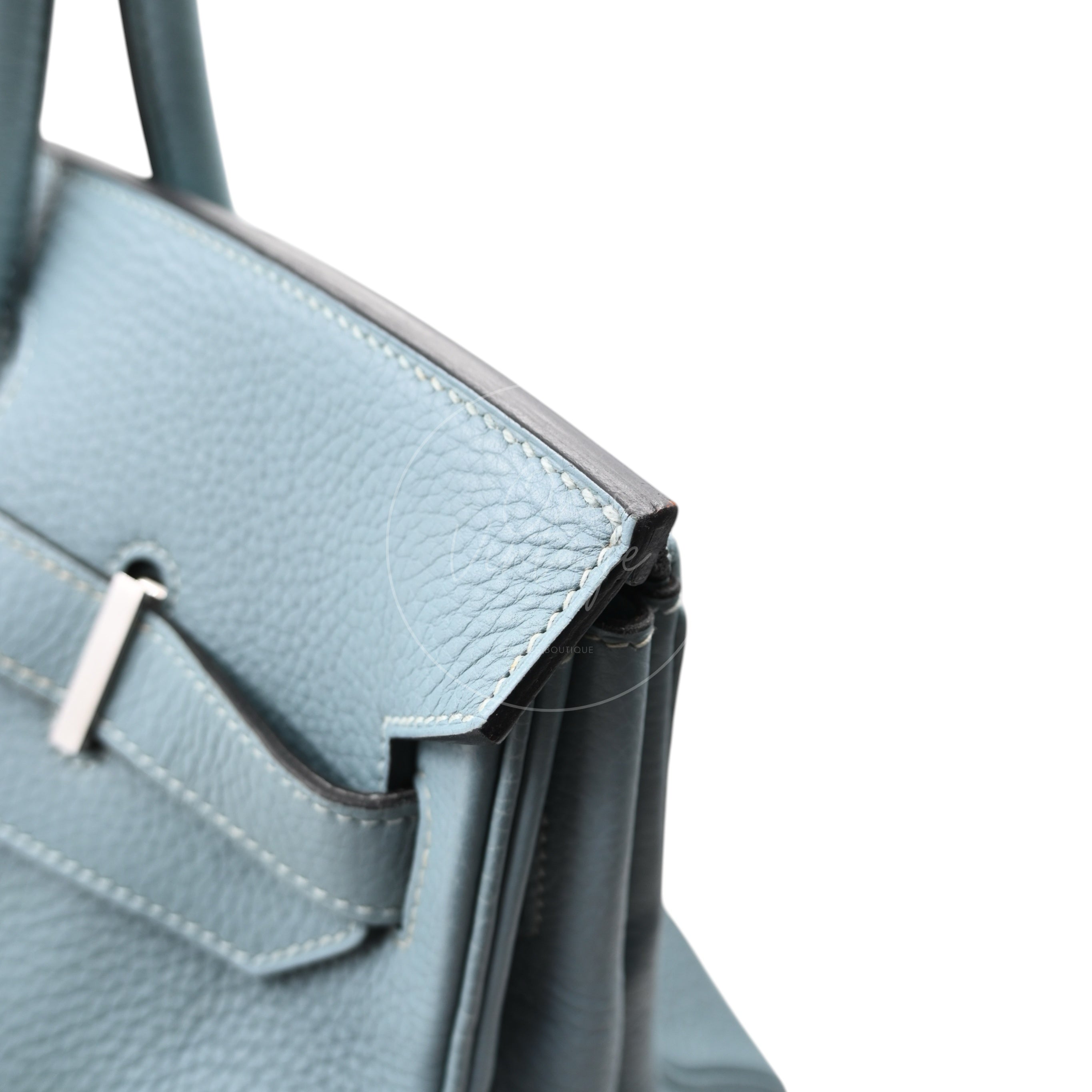 [Pre-owned] Hermes Sky Blue Birkin Shoulder PHW