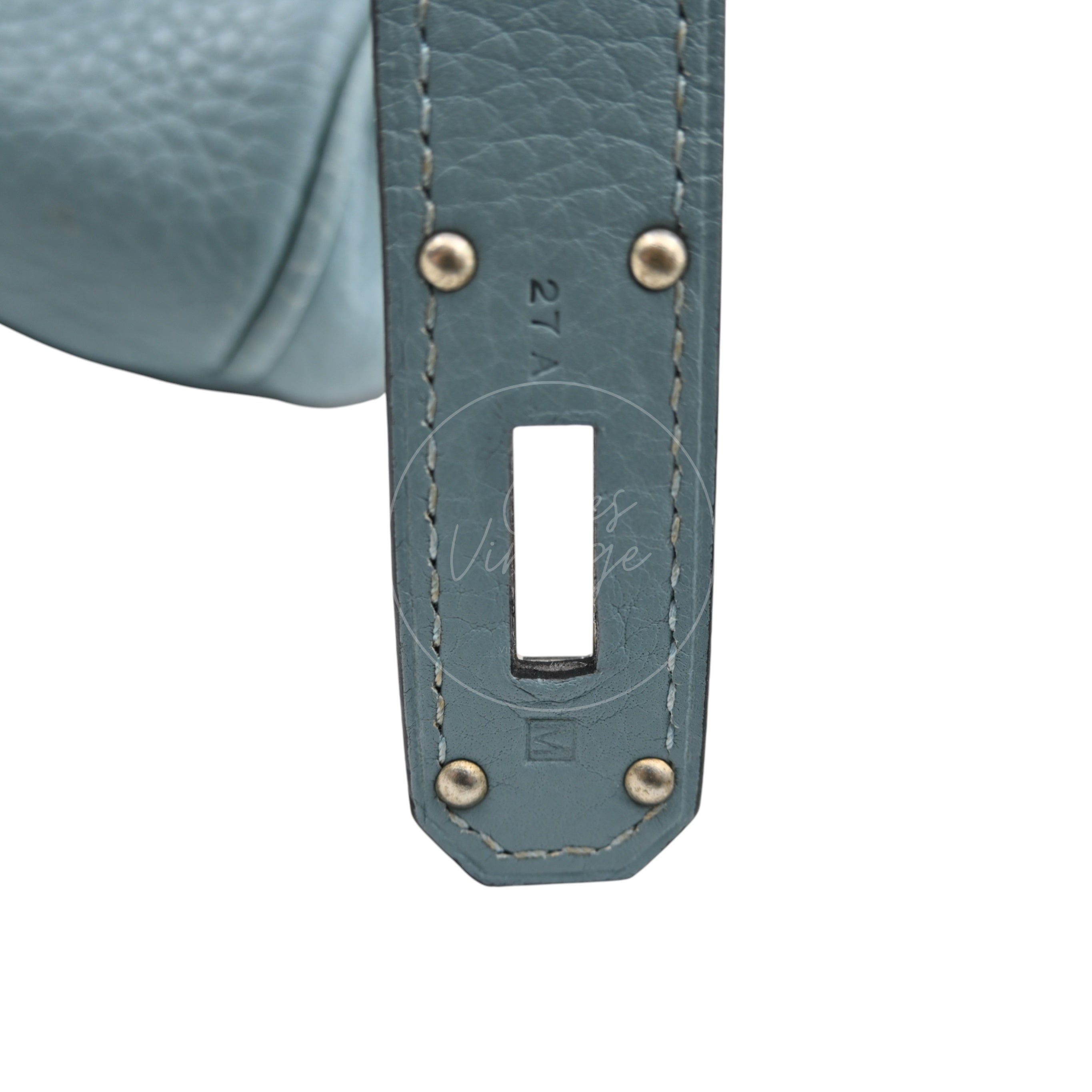[Pre-owned] Hermes Sky Blue Birkin Shoulder PHW