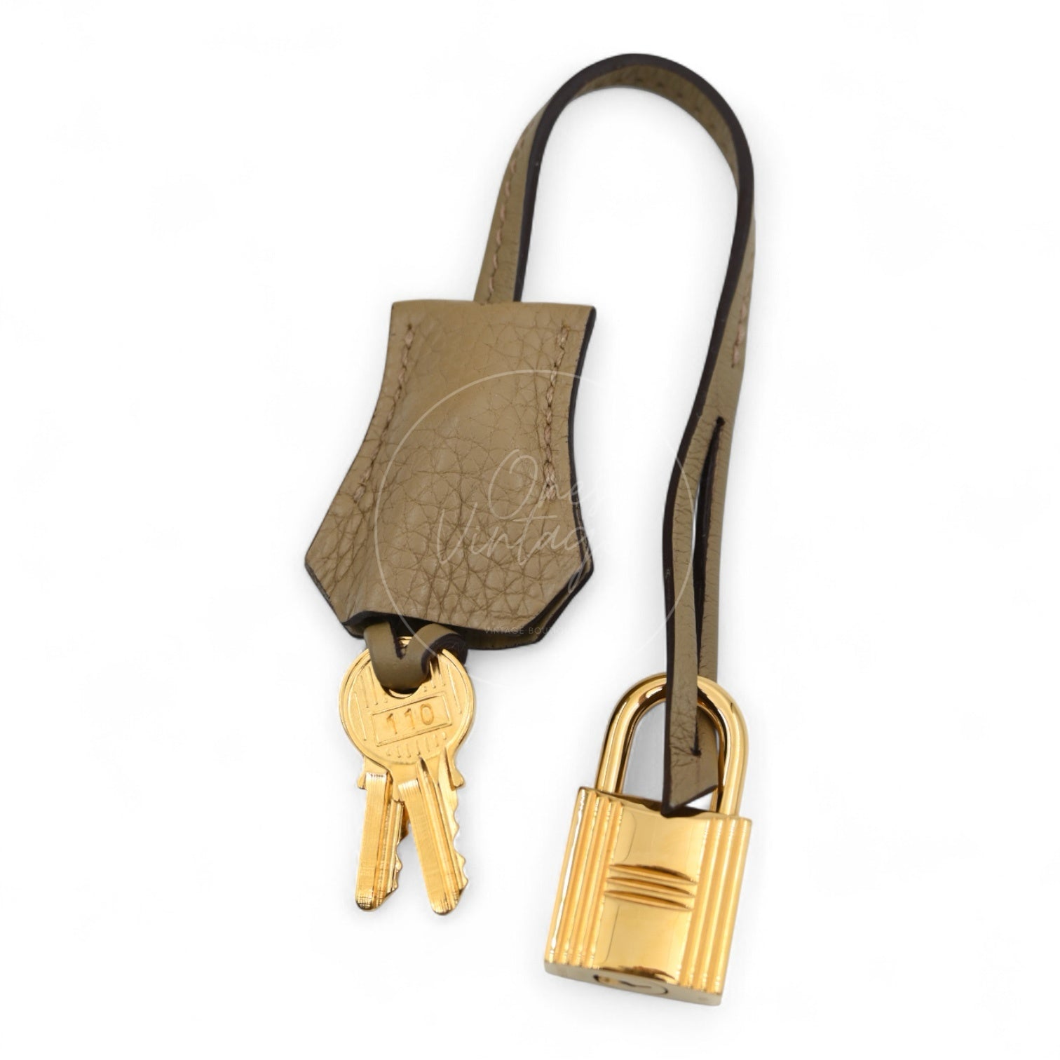 [Pre-owned] Hermes Kelly 28 Togo Light Brown Stamp Square L Handbag