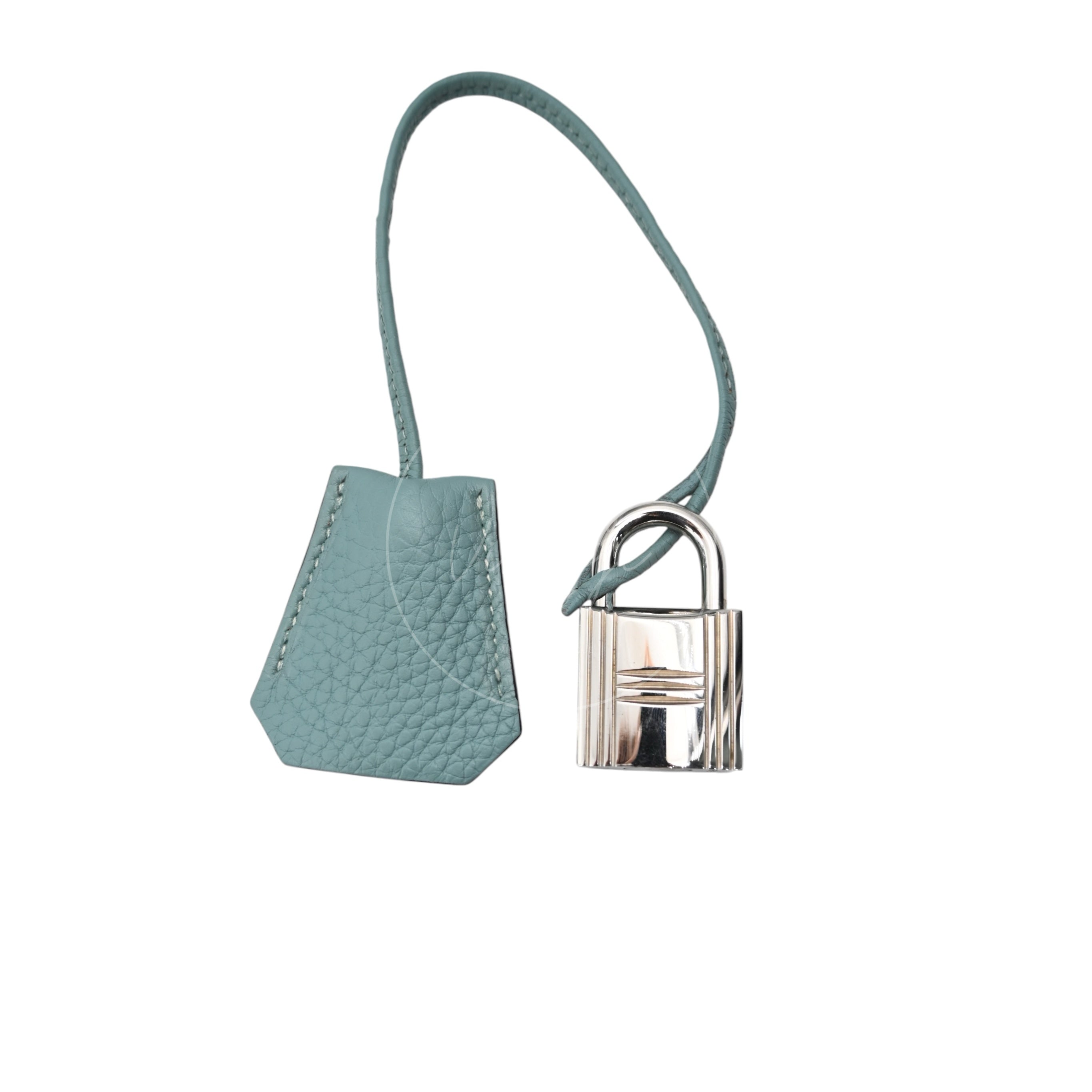 [Pre-owned] Hermes Sky Blue Birkin Shoulder PHW