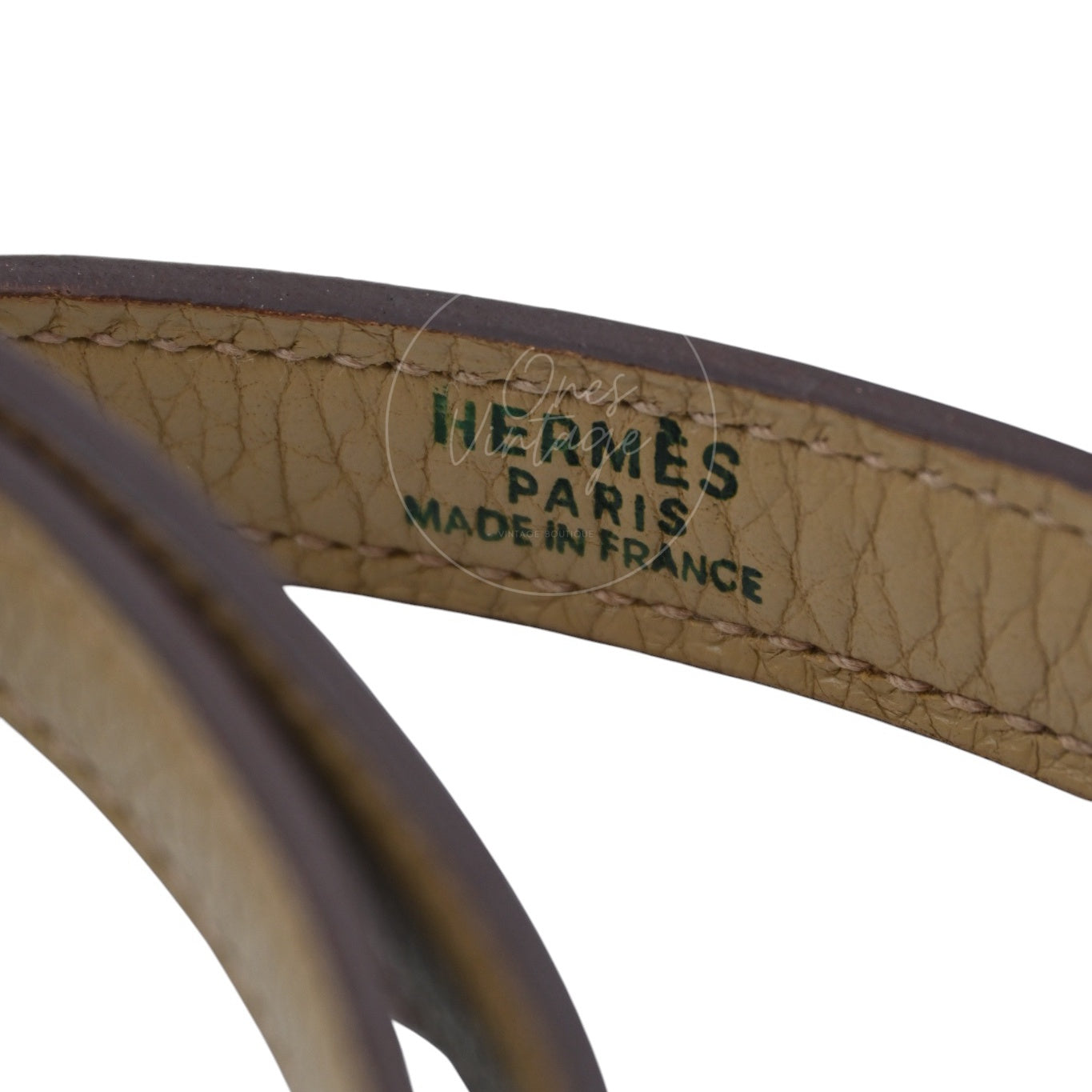 [Pre-owned] Hermes Kelly 28 Togo Light Brown Stamp Square L Handbag