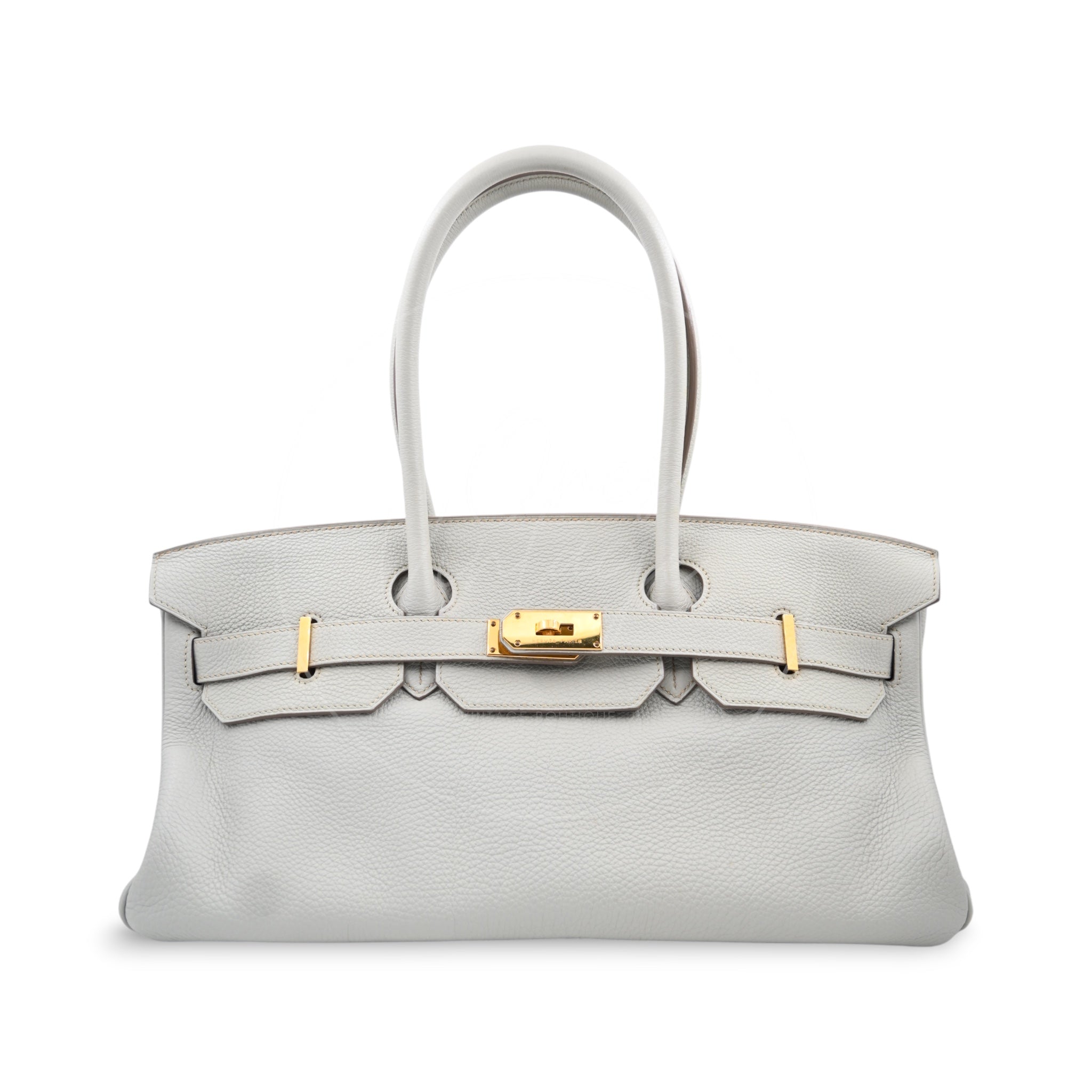[Pre-owned] Hermes Birkin Shoulder Gris Peale GHW