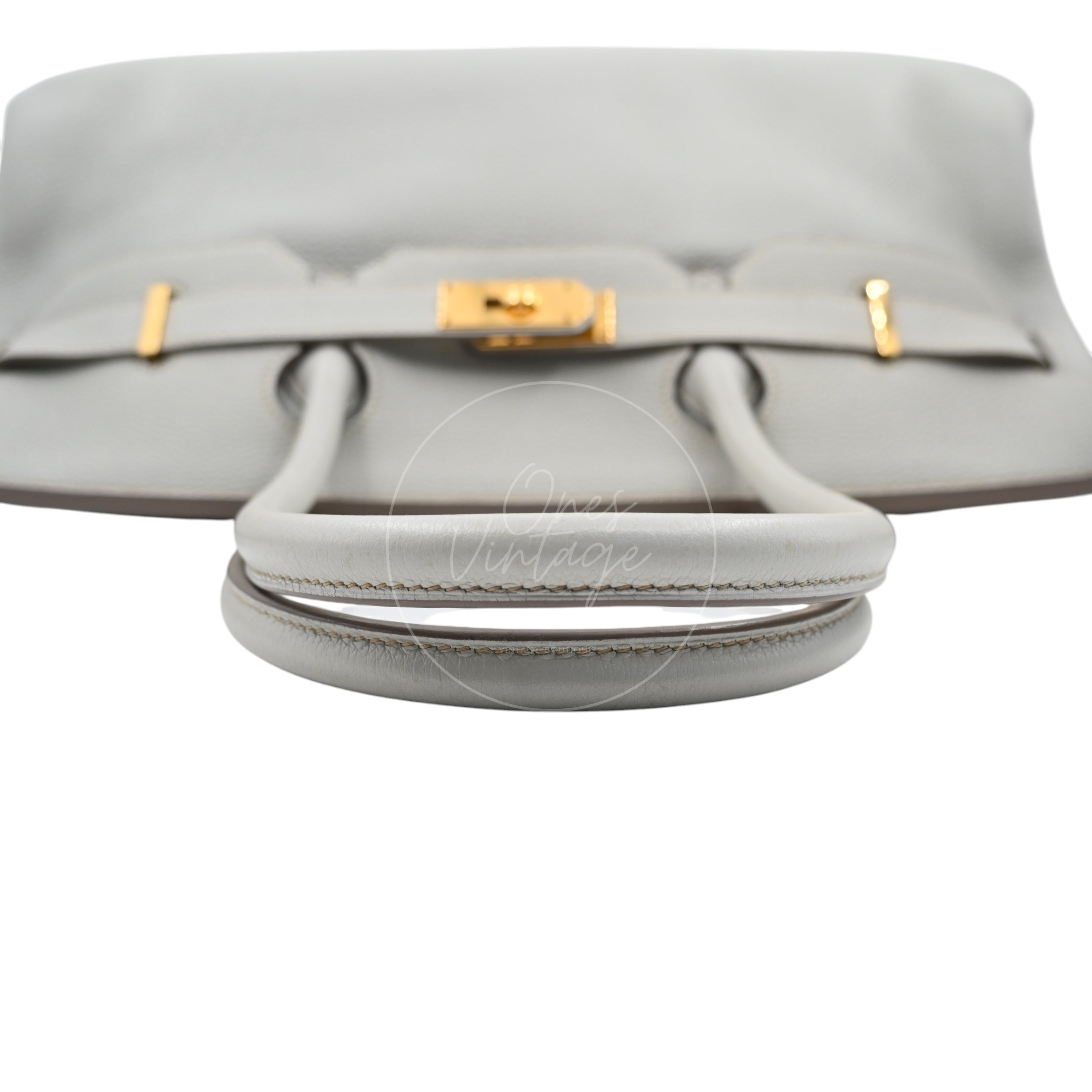 [Pre-owned] Hermes Birkin Shoulder Gris Peale GHW