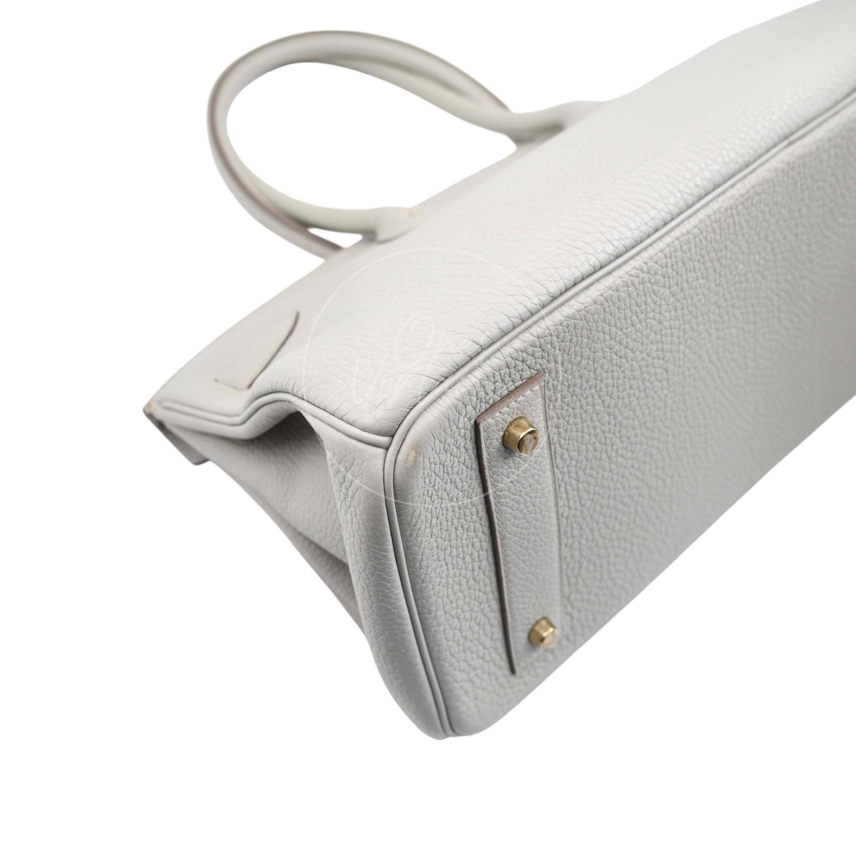 [Pre-owned] Hermes Birkin Shoulder Gris Peale GHW