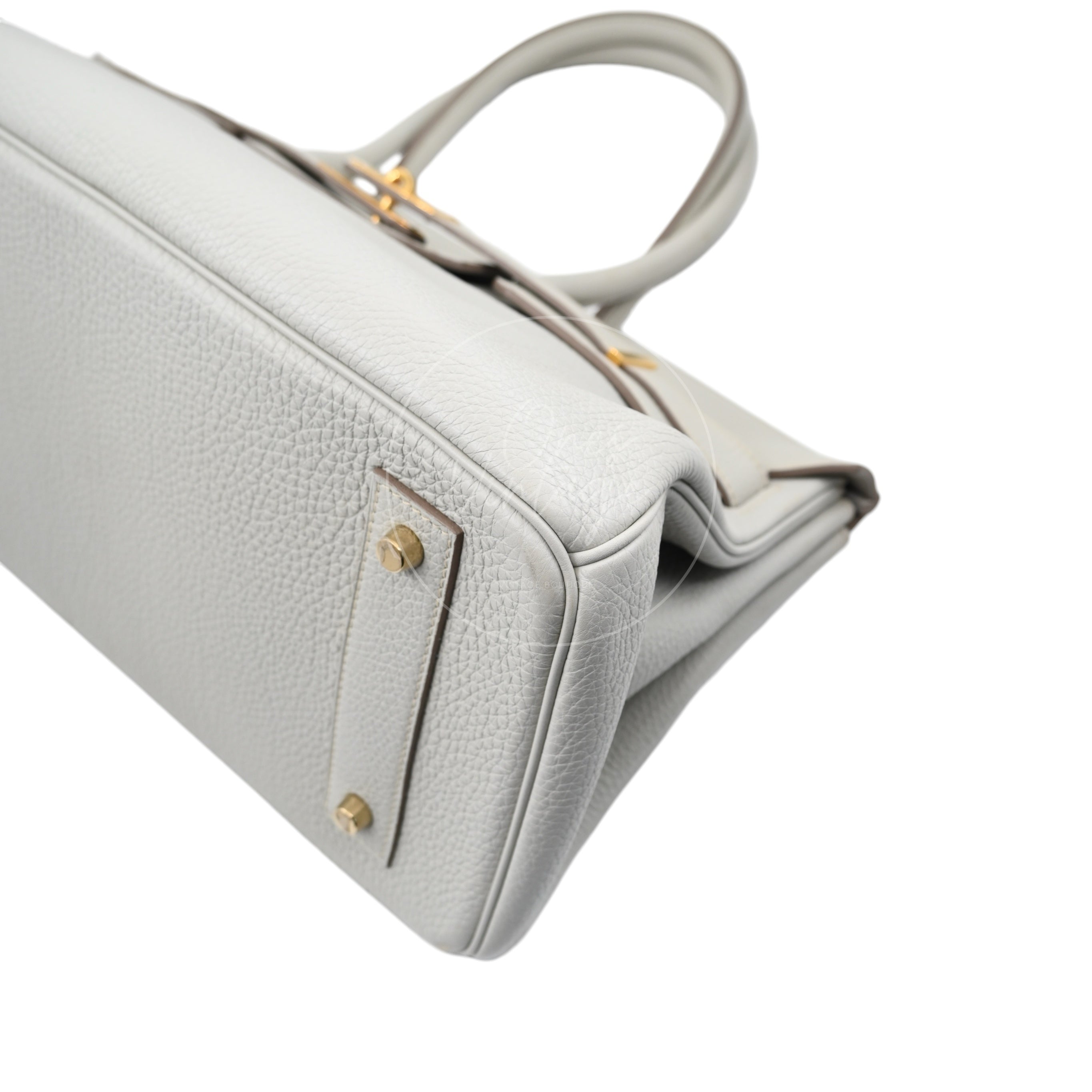 [Pre-owned] Hermes Birkin Shoulder Gris Peale GHW