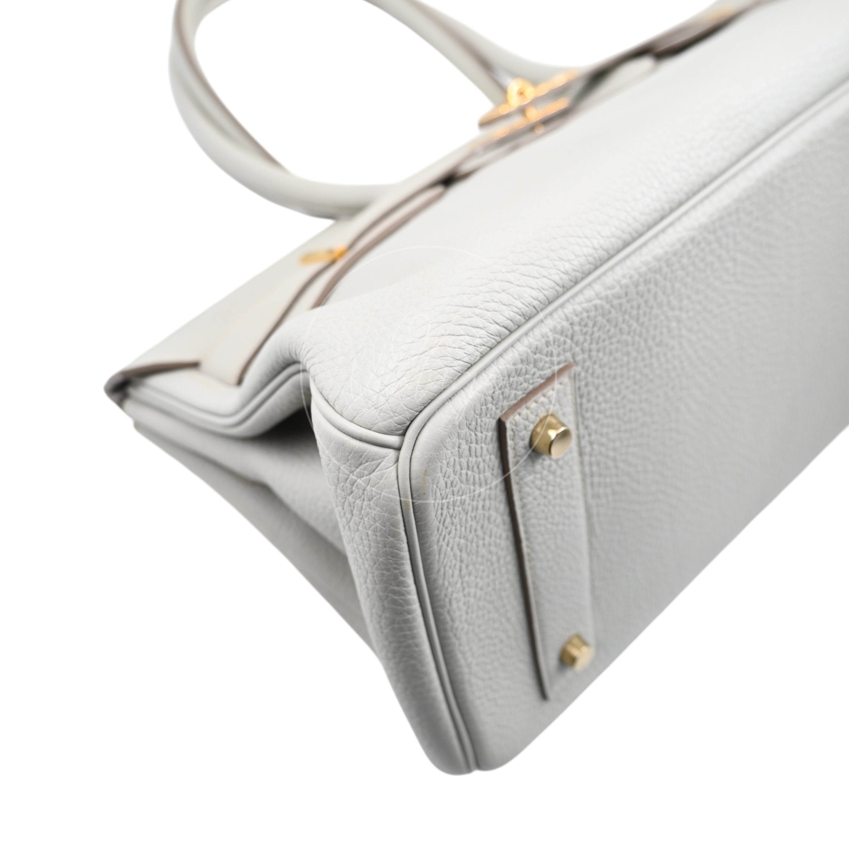 [Pre-owned] Hermes Birkin Shoulder Gris Peale GHW