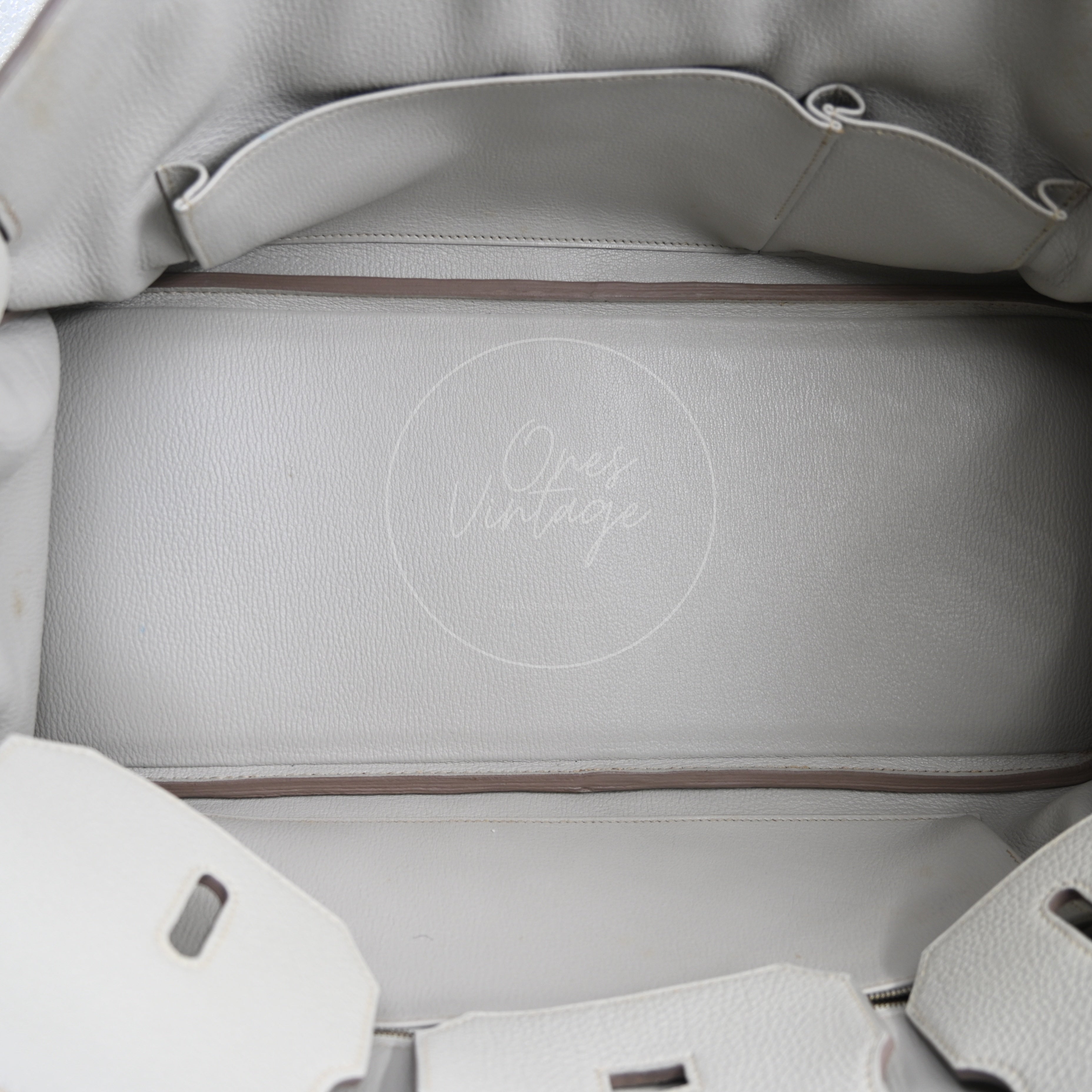 [Pre-owned] Hermes Birkin Shoulder Gris Peale GHW