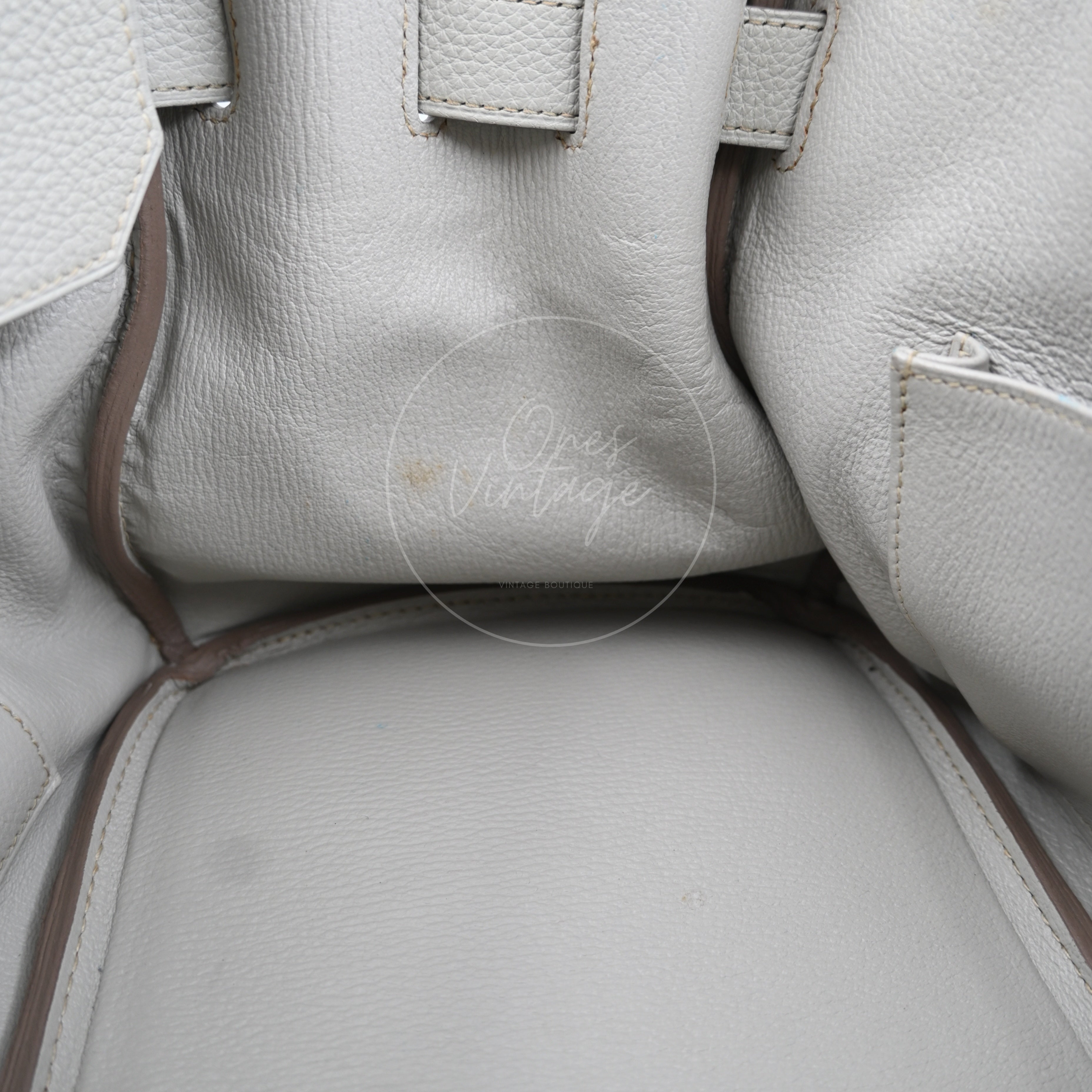 [Pre-owned] Hermes Birkin Shoulder Gris Peale GHW