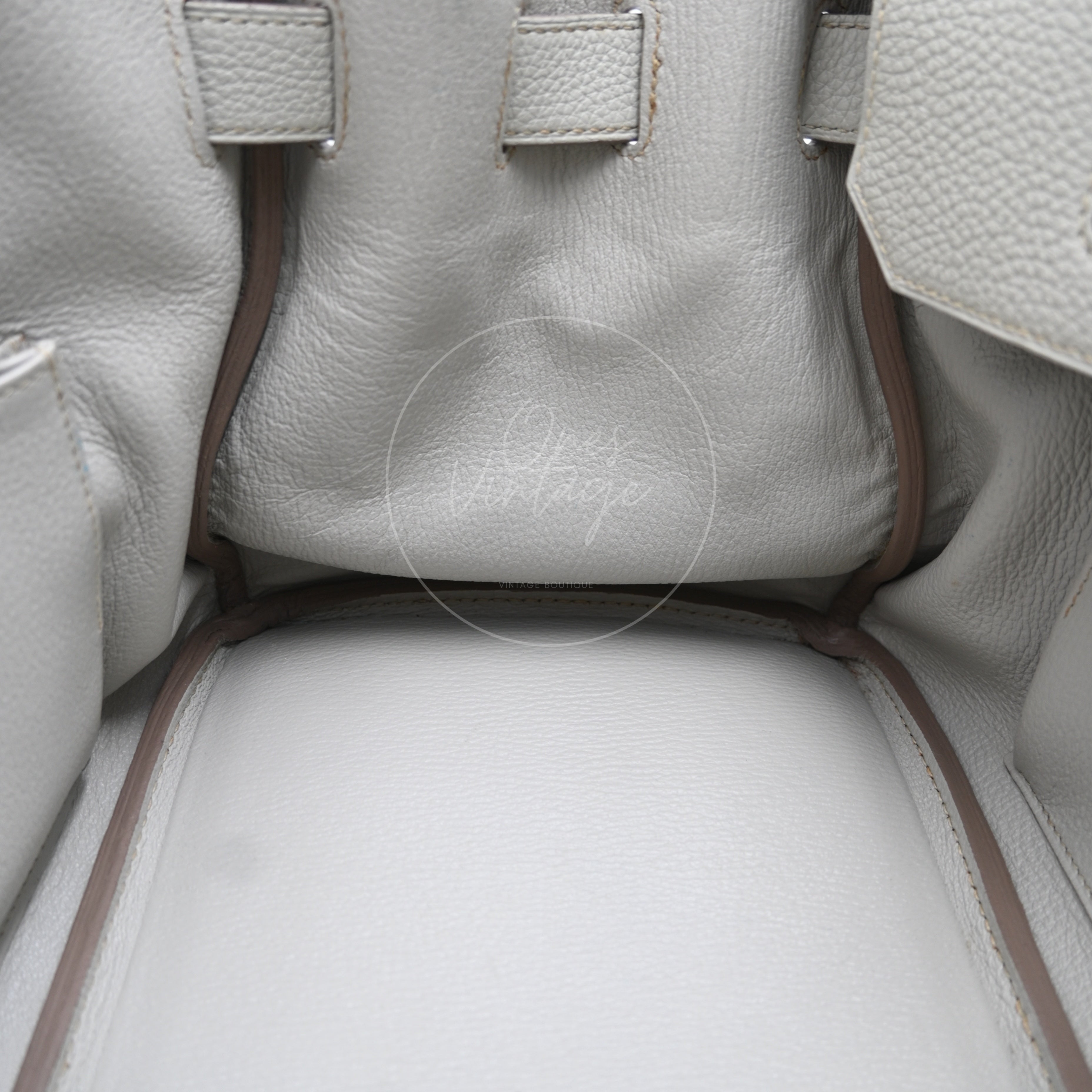 [Pre-owned] Hermes Birkin Shoulder Gris Peale GHW