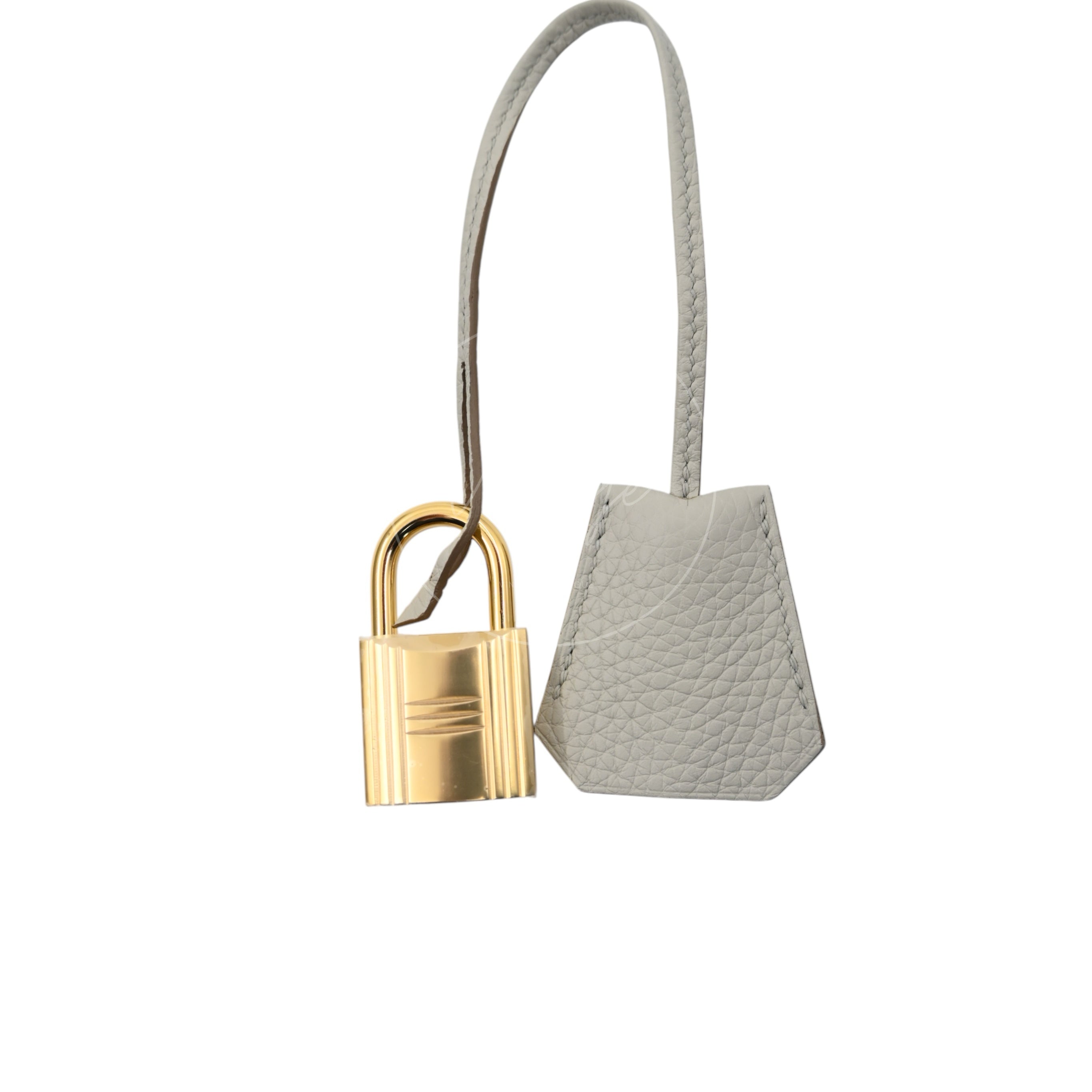 [Pre-owned] Hermes Birkin Shoulder Gris Peale GHW