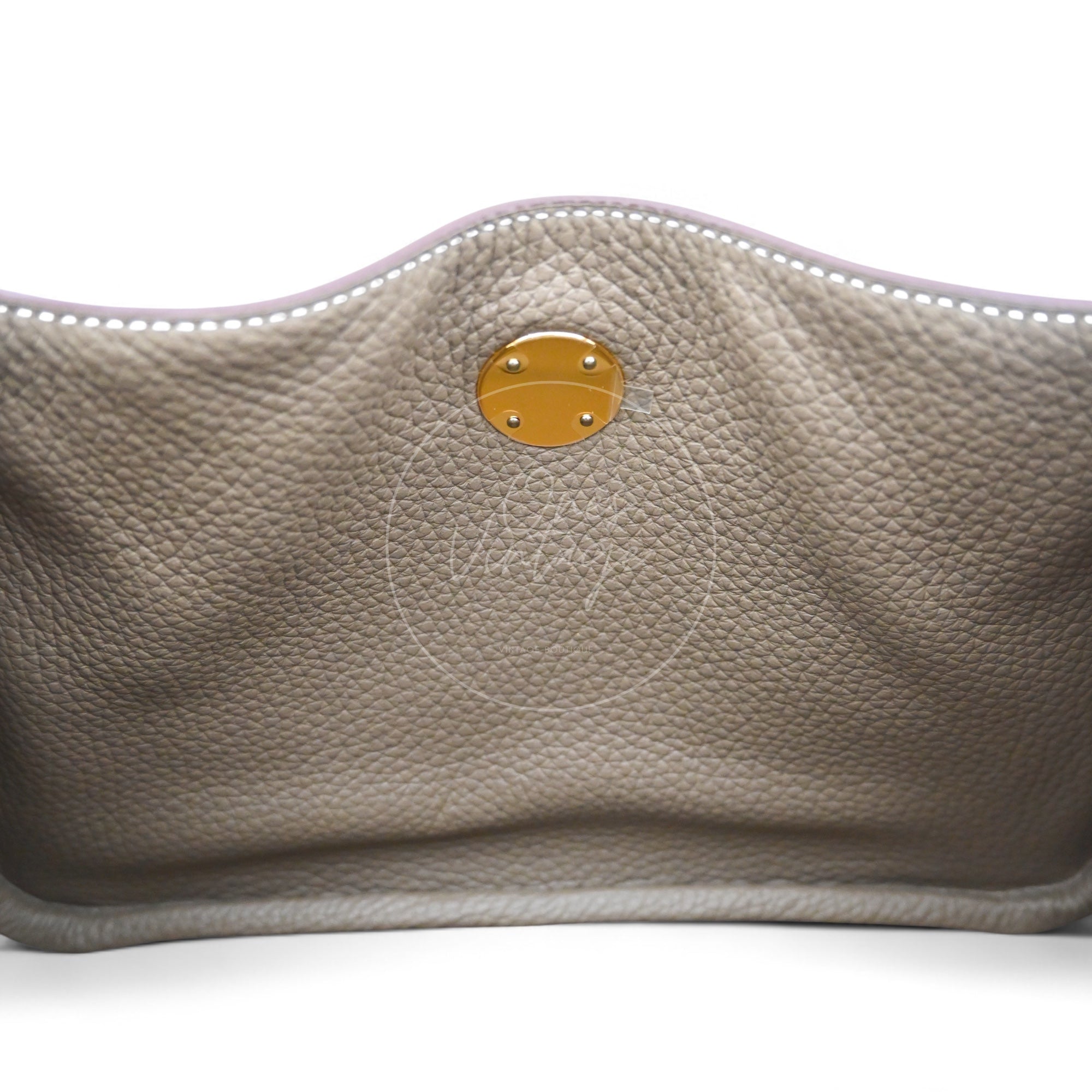 [Brand New] Hermes Lindy 26 Etoupe Clemence GHW Stamp W
