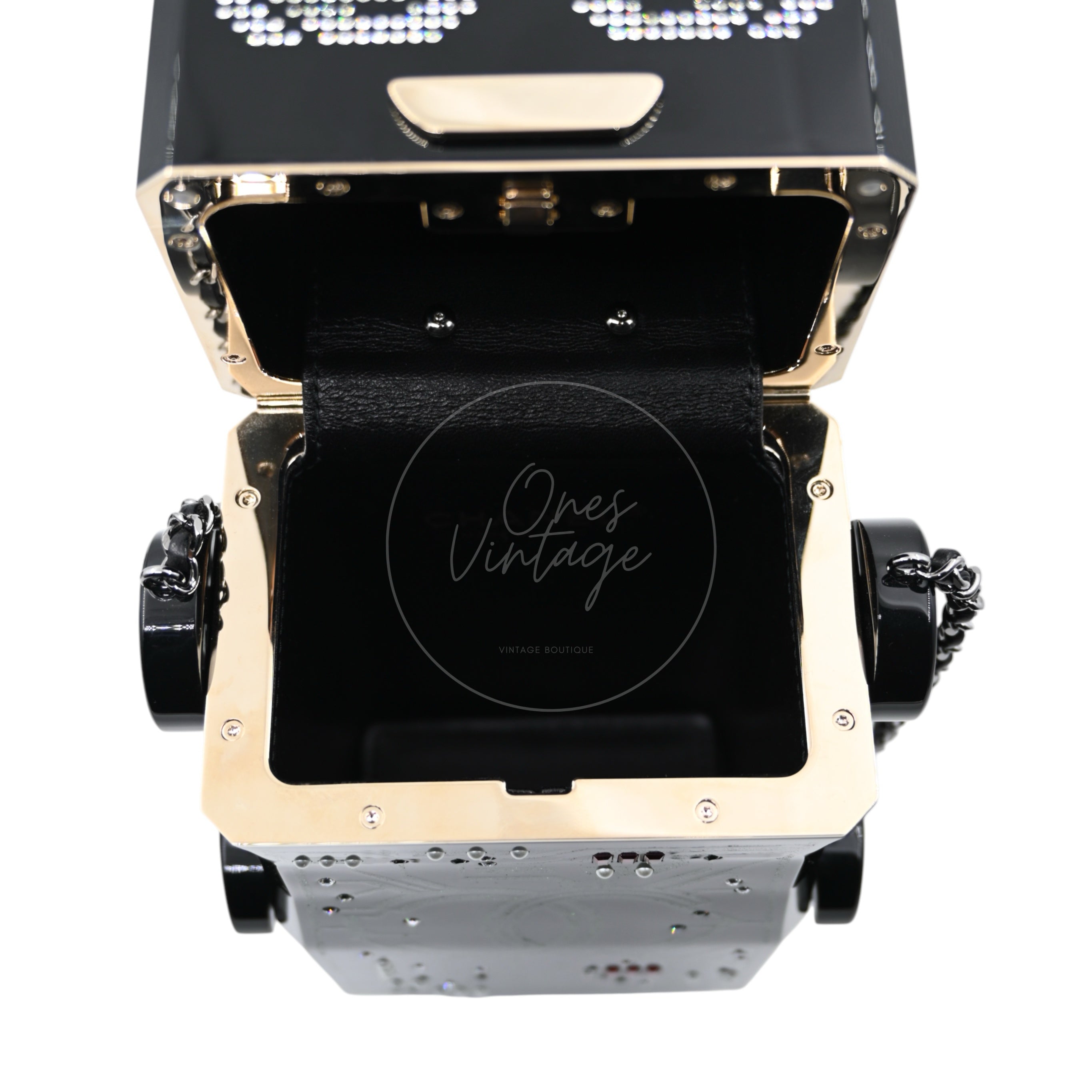 [Pre-owned] Chanel Plexiglass Robot Evening Bag