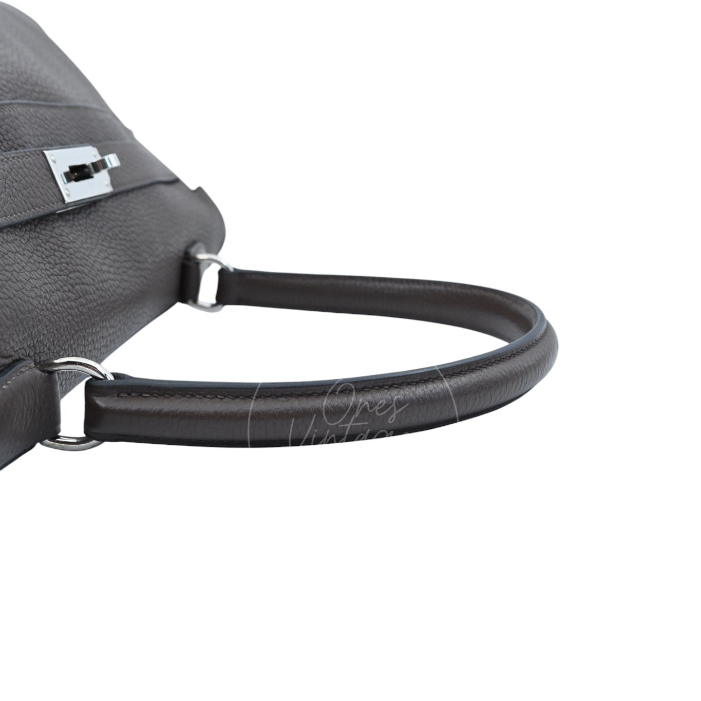 [Pre-owned] Hermes Kelly Shoulder PHW Etoupe Square M