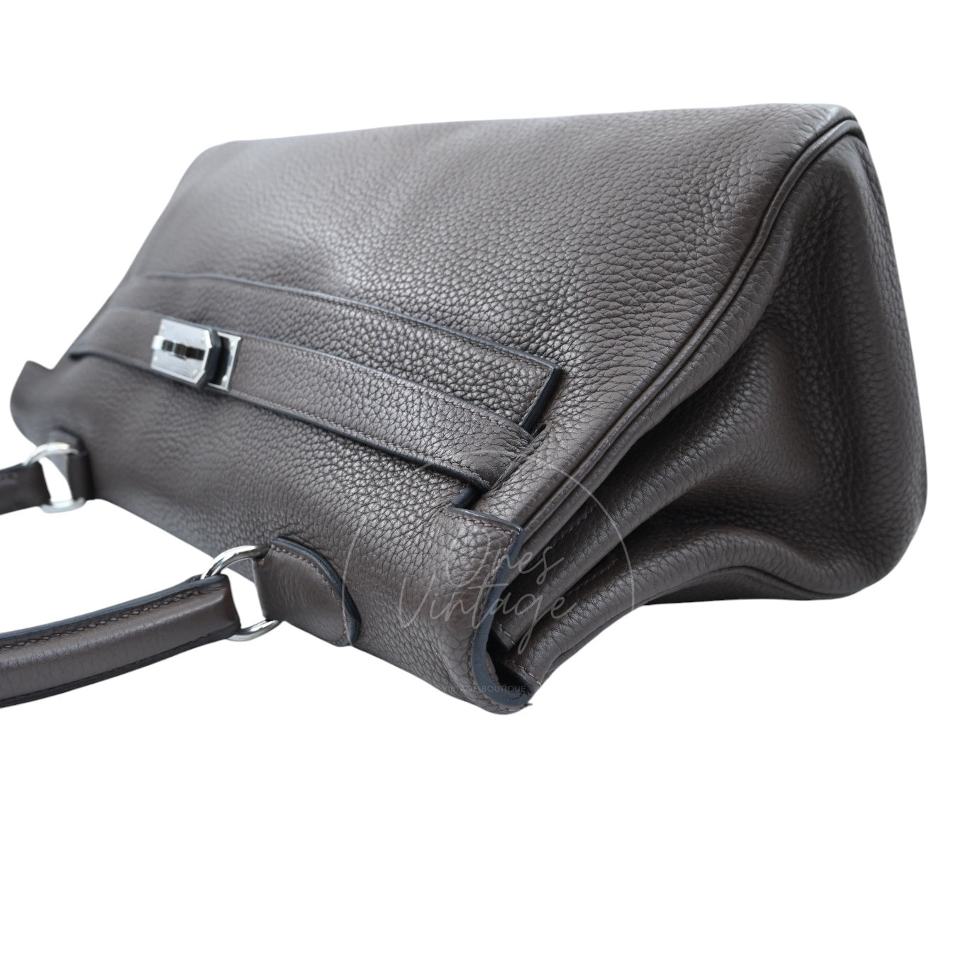 [Pre-owned] Hermes Kelly Shoulder PHW Etoupe Square M