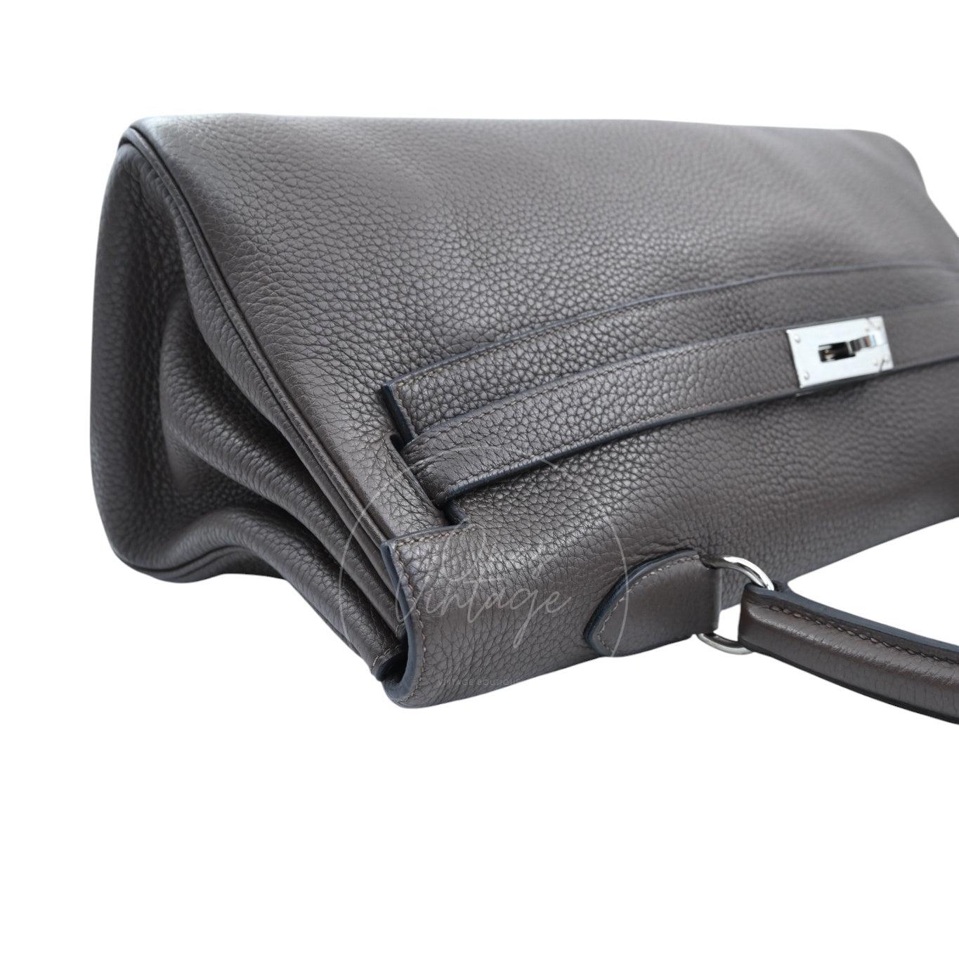 [Pre-owned] Hermes Kelly Shoulder PHW Etoupe Square M