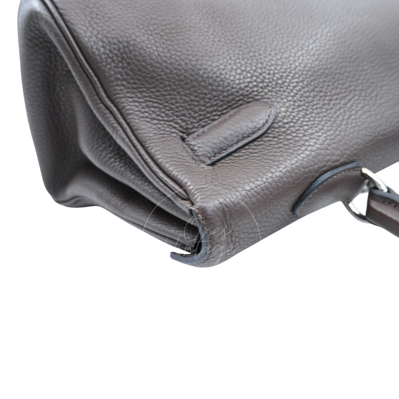 [Pre-owned] Hermes Kelly Shoulder PHW Etoupe Square M