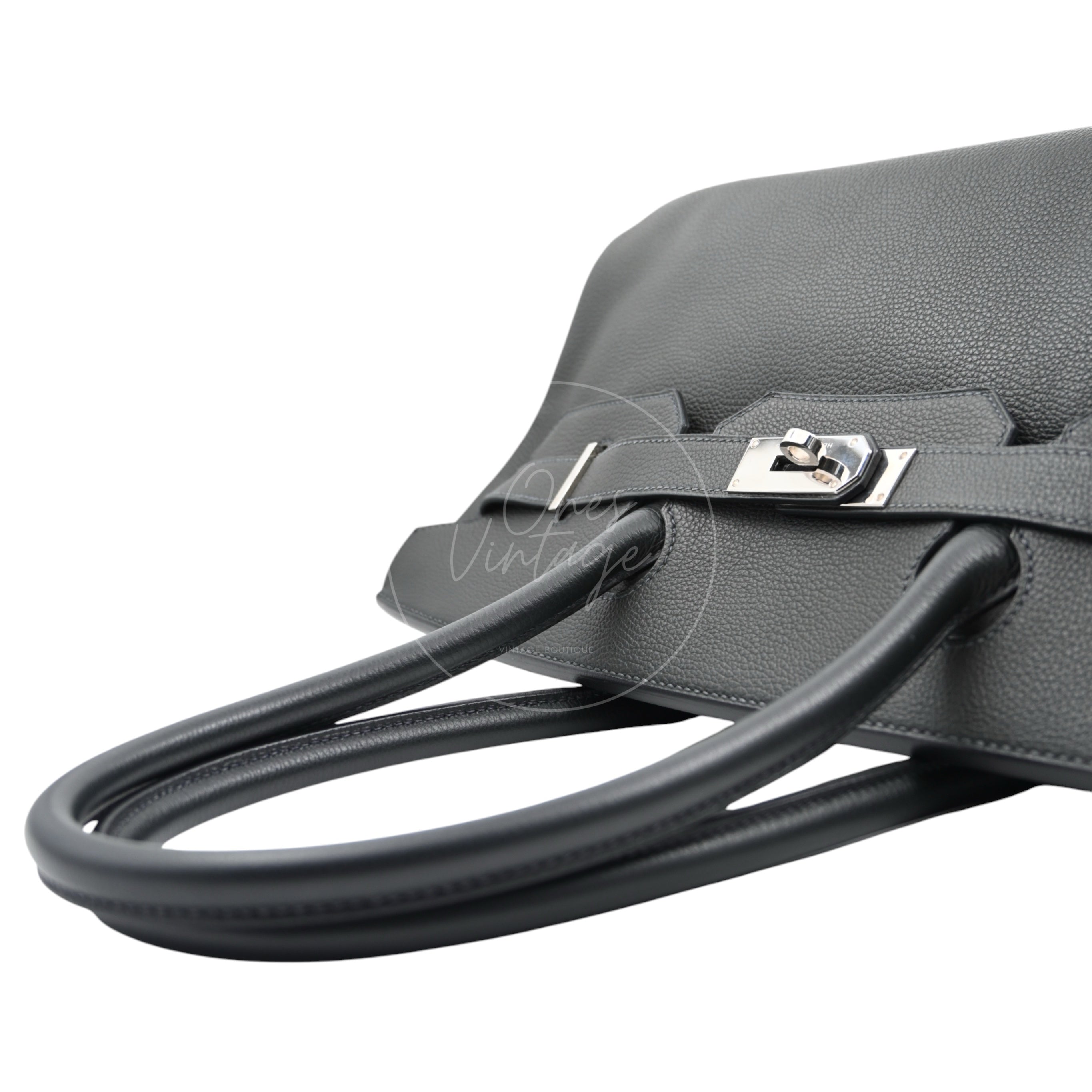 [Pre-owned] Hermes Birkin Shoulder PHW Dark Green