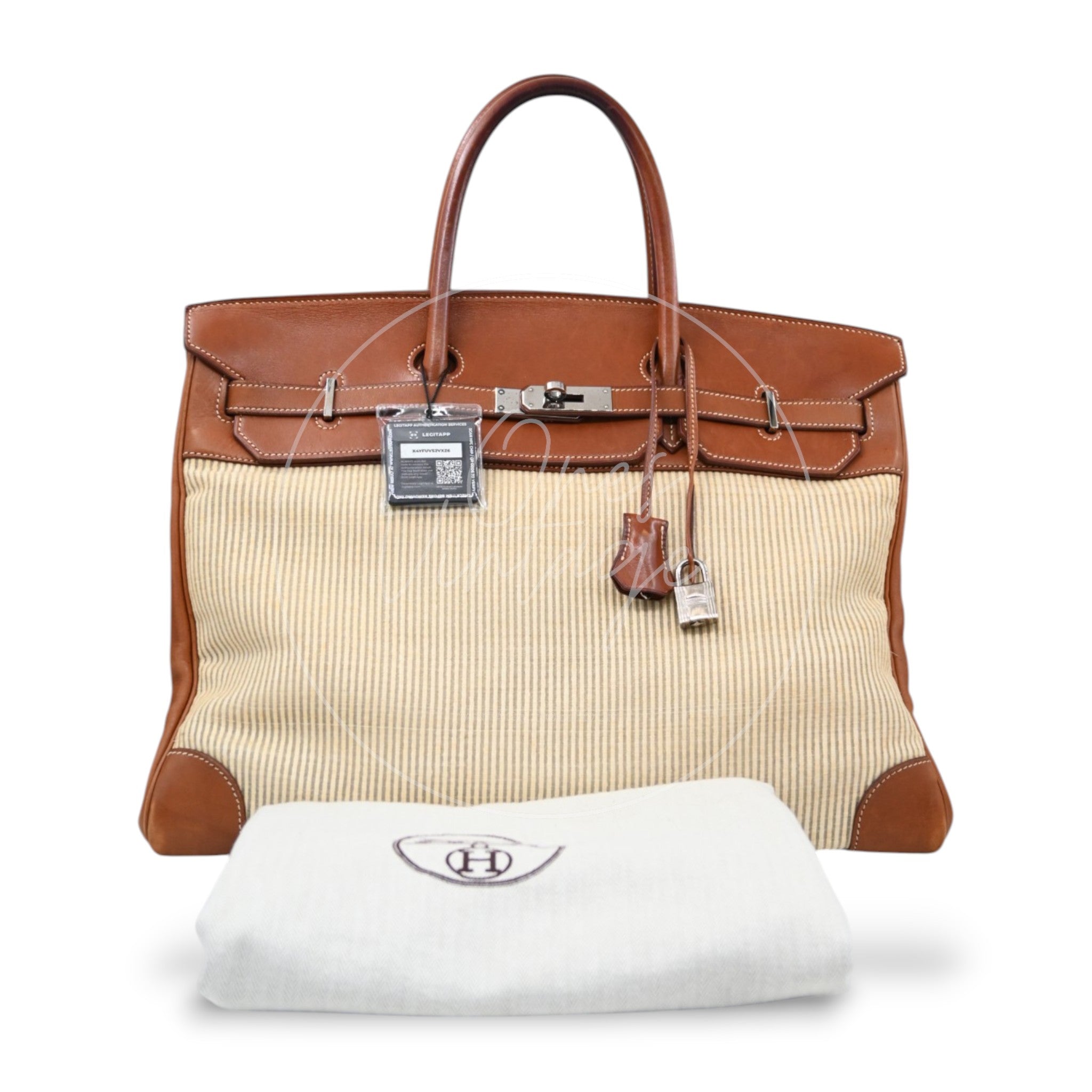 Hermes Birkin 40 Ponyhair With Barenia PHW Brown Square D