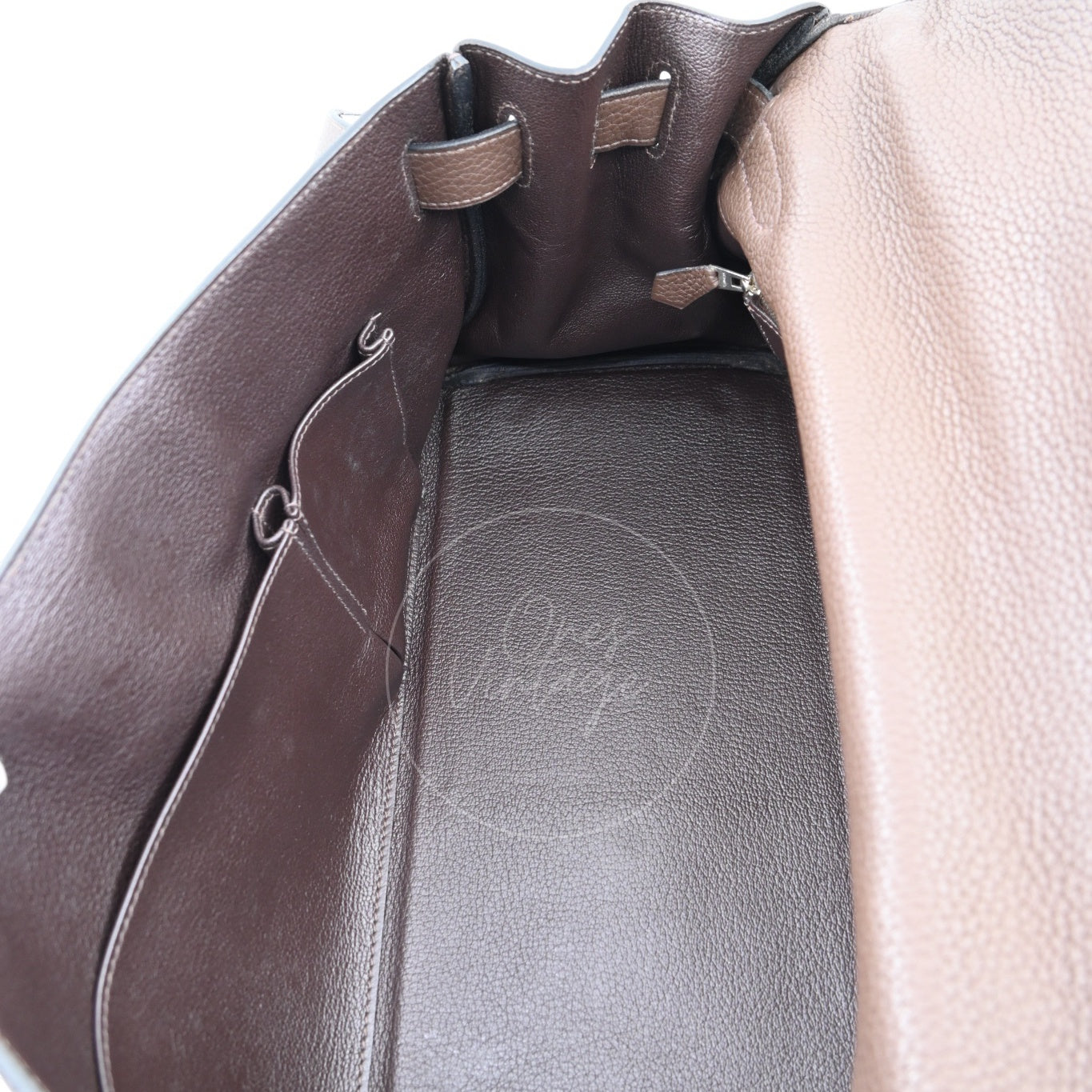 [Pre-owned] Hermes Kelly Shoulder PHW Etoupe Square M