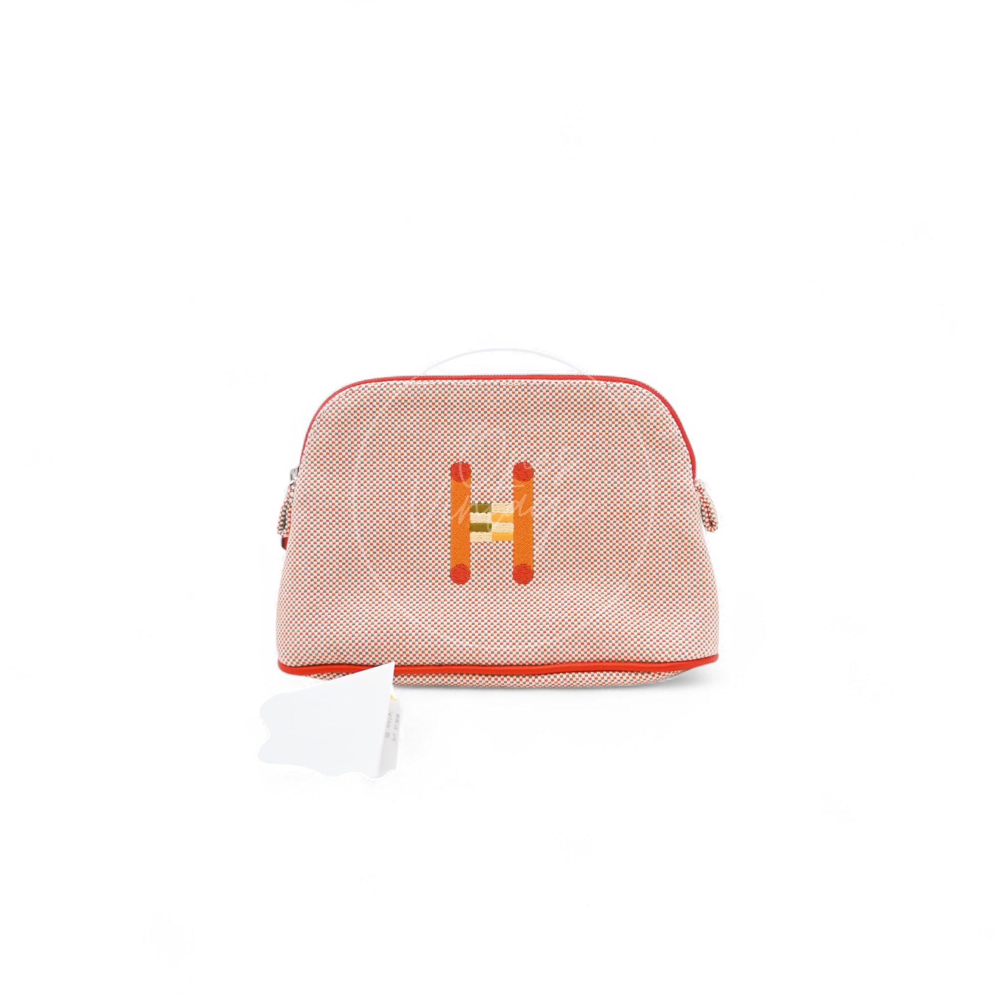 [Unused] Hermes Mini Bolide Crazy H Case Red