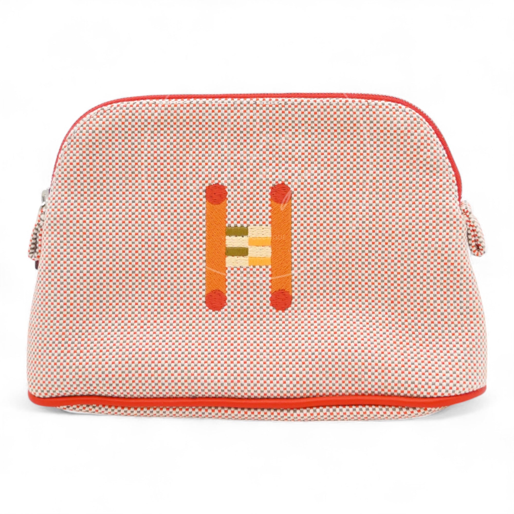 [Unused] Hermes Mini Bolide Crazy H Case Red