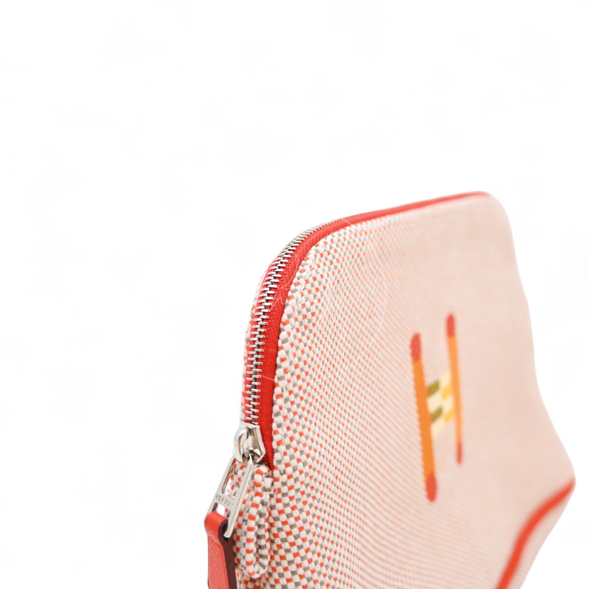 [Unused] Hermes Mini Bolide Crazy H Case Red