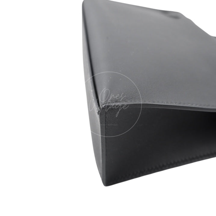 [Unused] Hermes Kelly Pochette Black GHW Stamp K