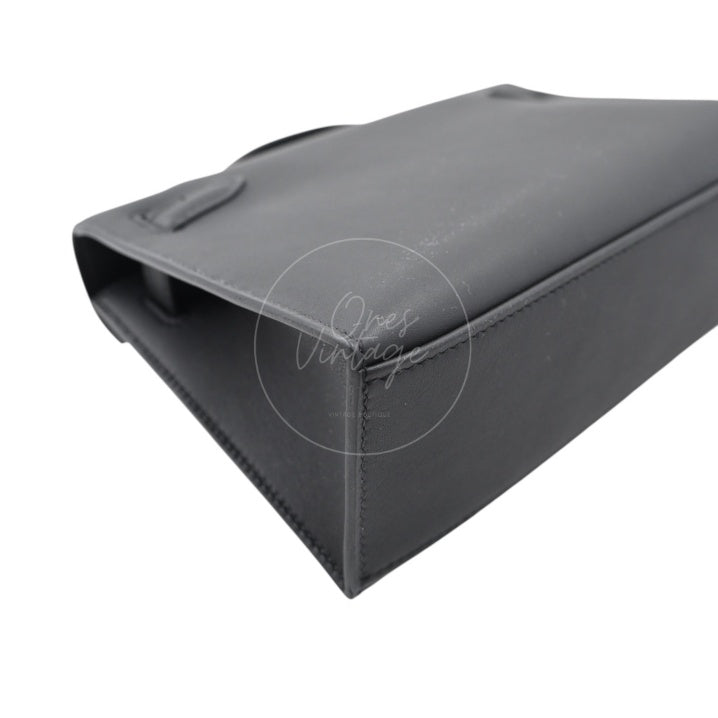 [Unused] Hermes Kelly Pochette Black GHW Stamp K