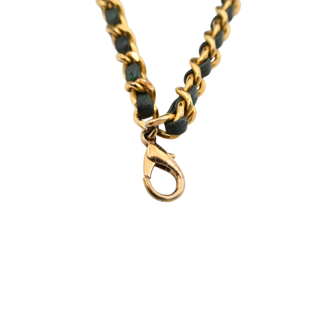 [Pre-owned] Chanel CC Micro Mini Green Flap Bag Charm