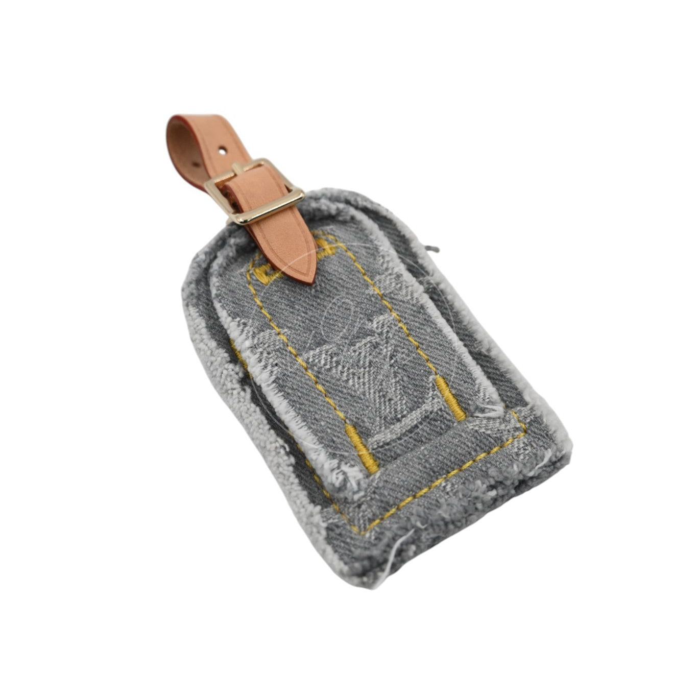 [Pre-owned] Louis Vuitton Monogram Denim Speedy Soft 30 Washed Gray