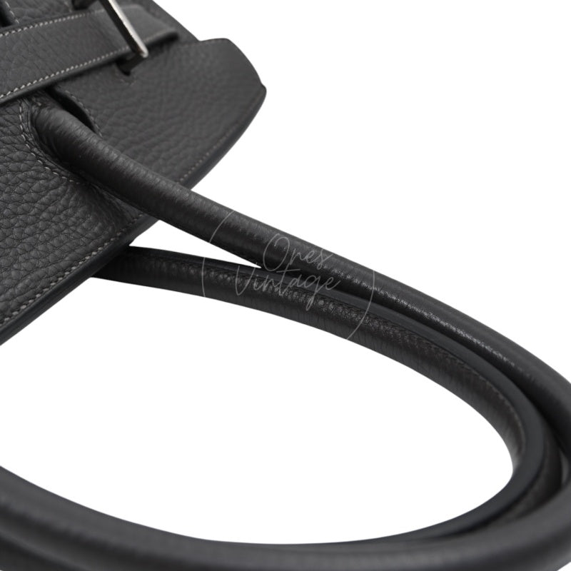 [Pre-owned] Hermes Shoulder Birkin Gris Graphite Bag Square I