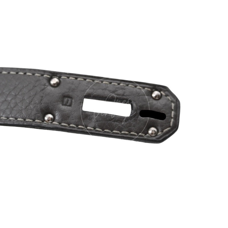 [Pre-owned] Hermes Shoulder Birkin Gris Graphite Bag Square I