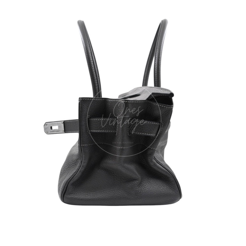 [Pre-owned] Hermes Shoulder Birkin Gris Graphite Bag Square I