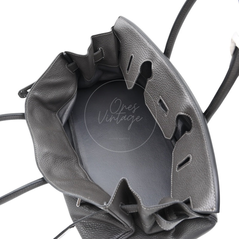 [Pre-owned] Hermes Shoulder Birkin Gris Graphite Bag Square I