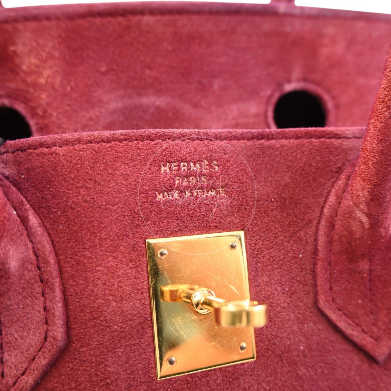 [Pre-Owned] Hermes Birkin 30 Doblis GHW Stamp Square O