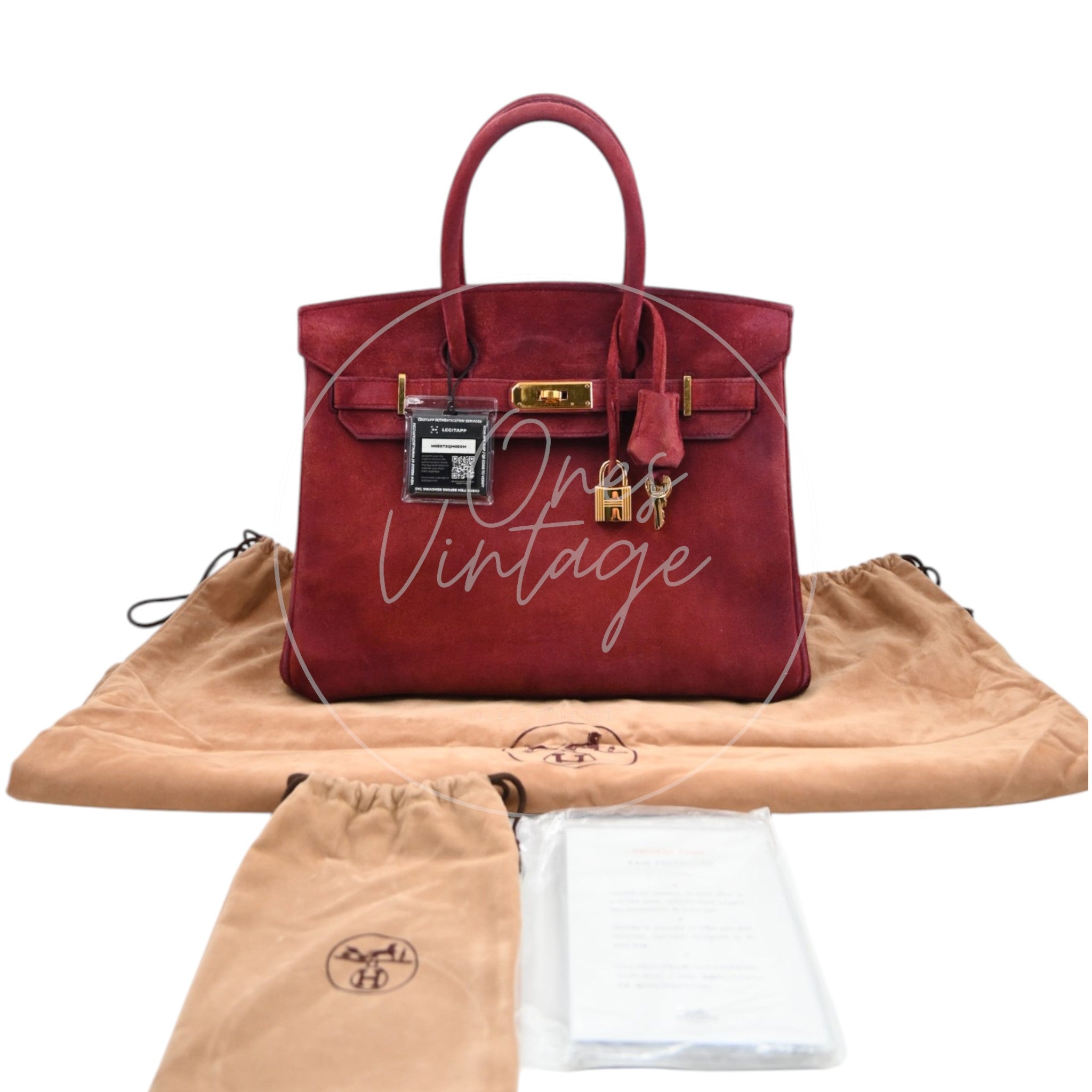 [Pre-Owned] Hermes Birkin 30 Doblis GHW Stamp Square O