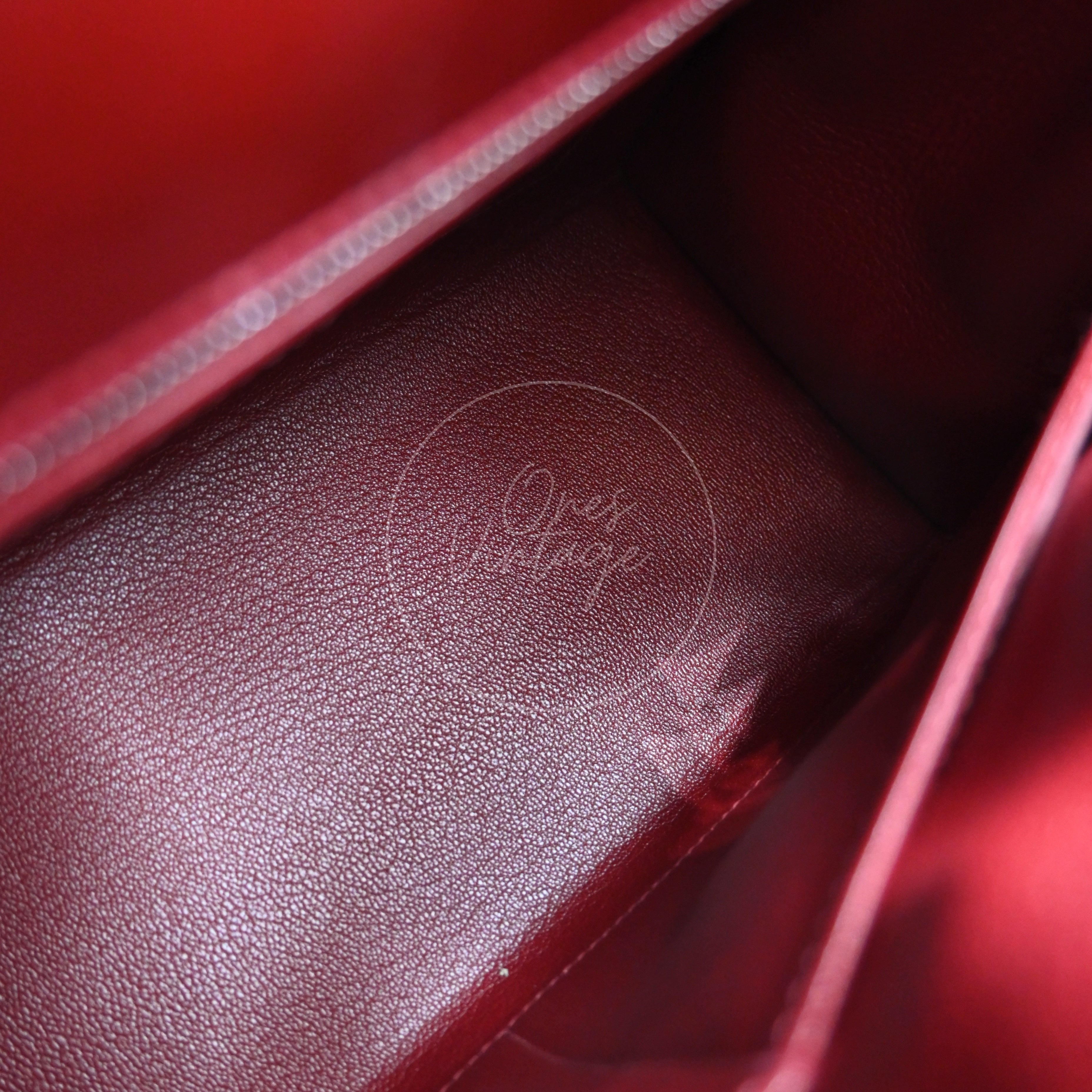 [Pre-owned] Hermes Kelly 28 Rouge H PHW