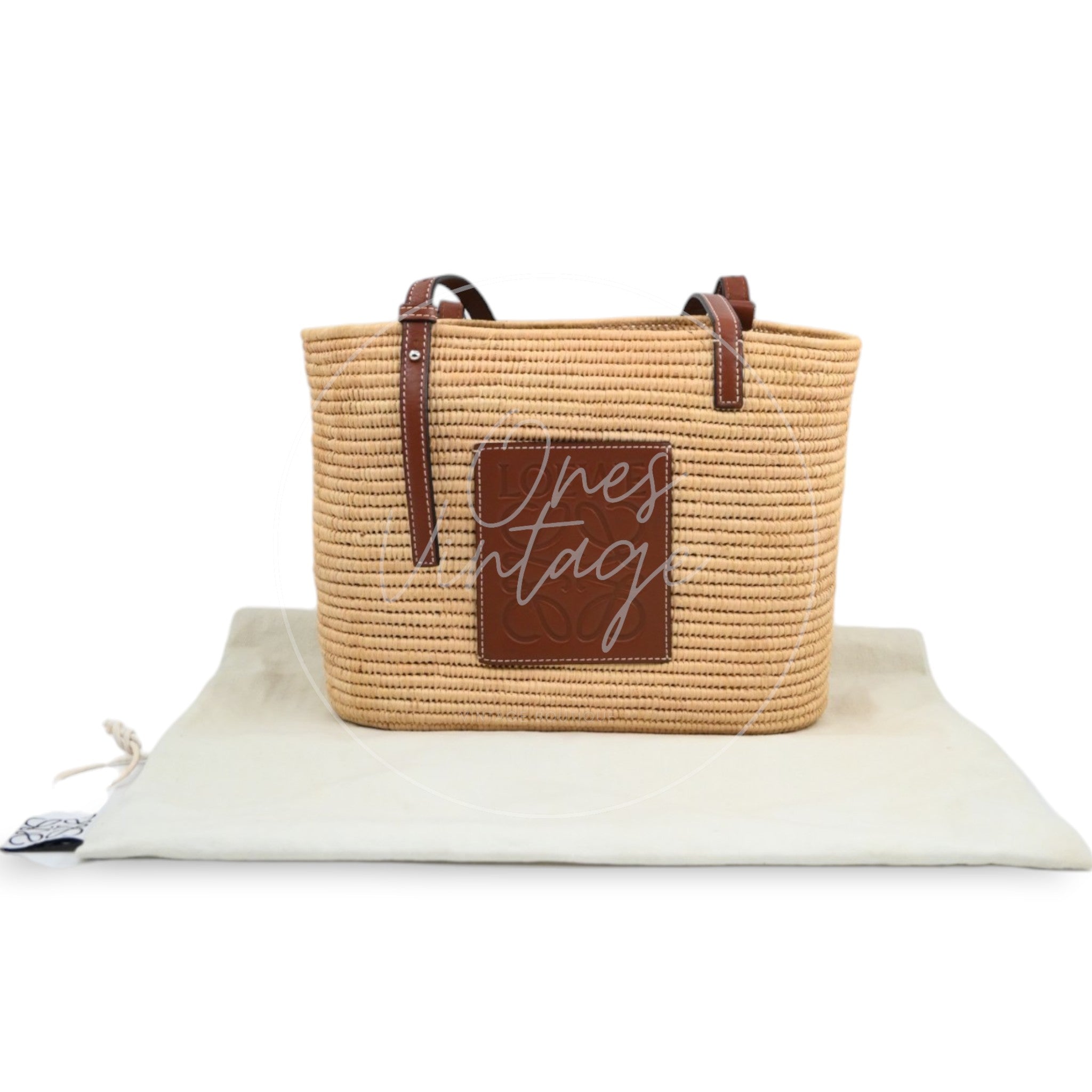 [Pre-owned] Loewe Small Square Basket Bag