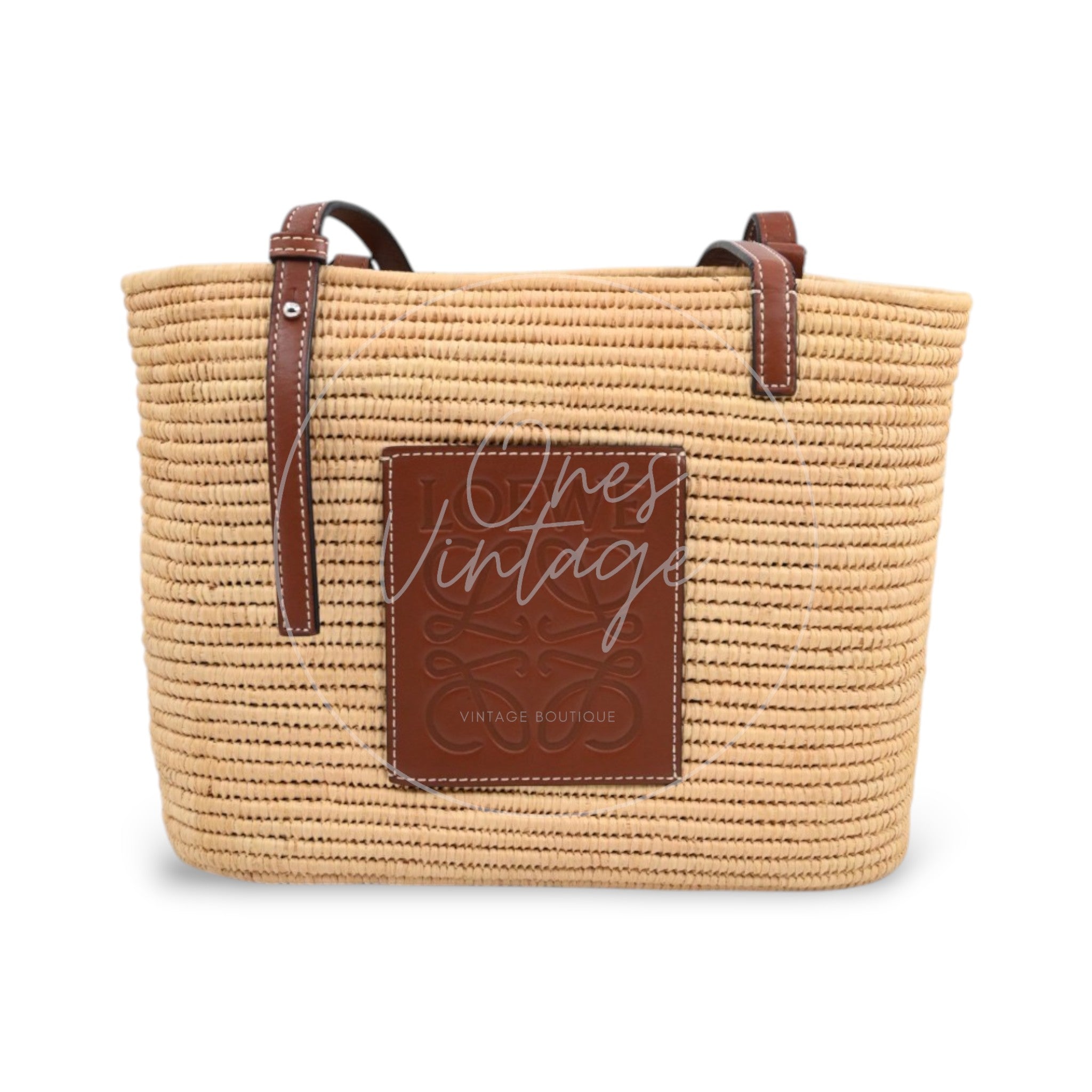 [Pre-owned] Loewe Small Square Basket Bag