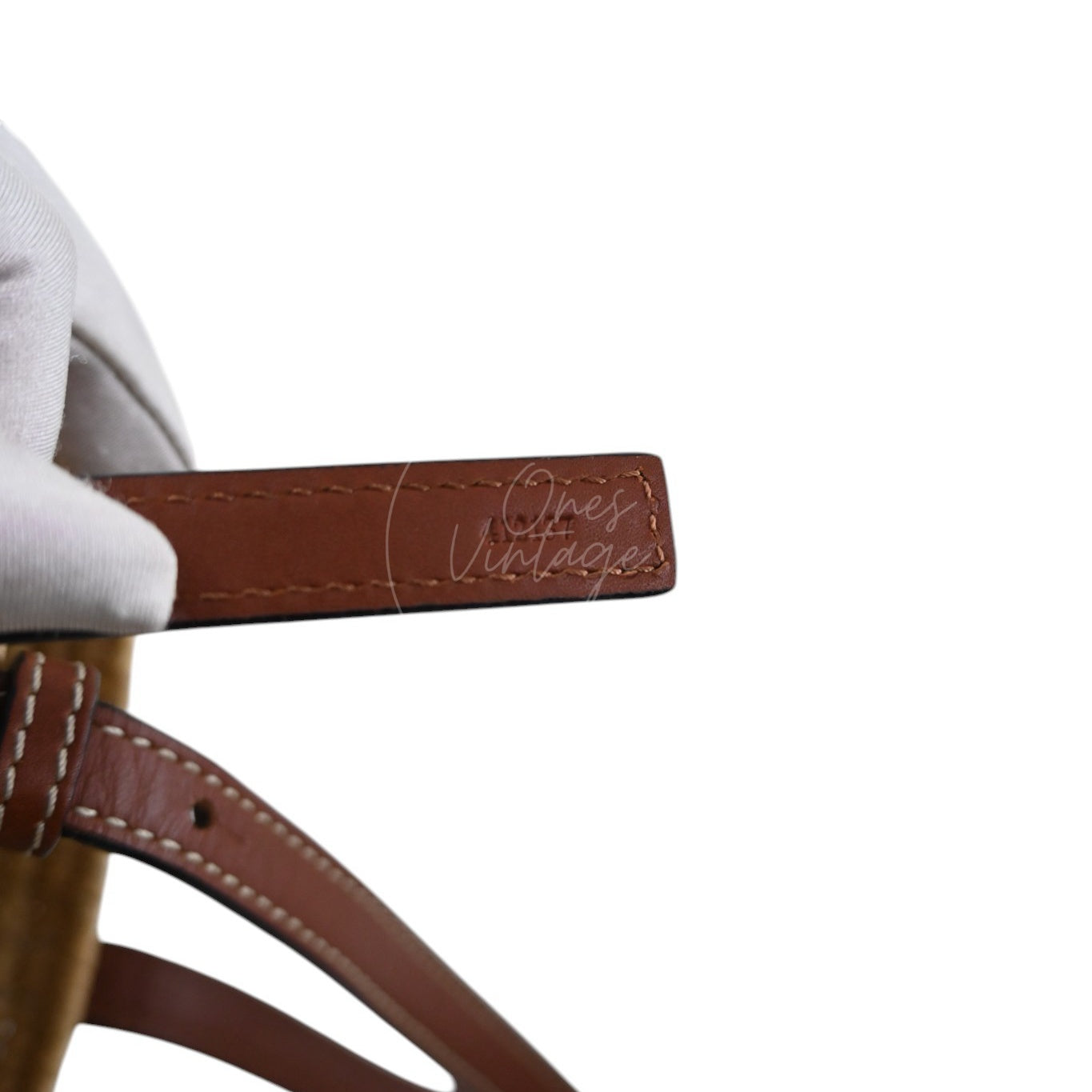 [Pre-owned] Loewe Small Square Basket Bag