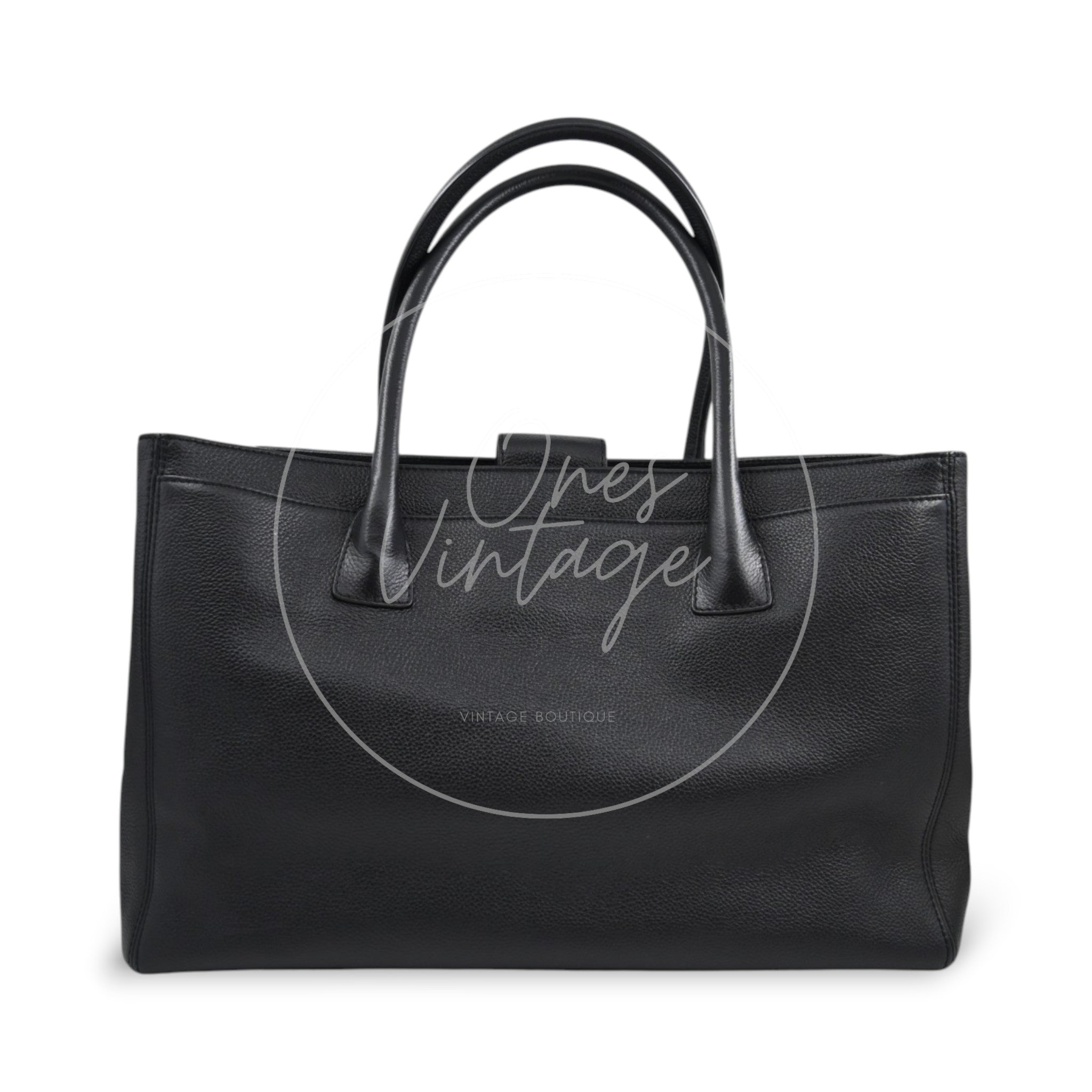 [Pre-owned] Chanel Executive Cerf Tote PHW