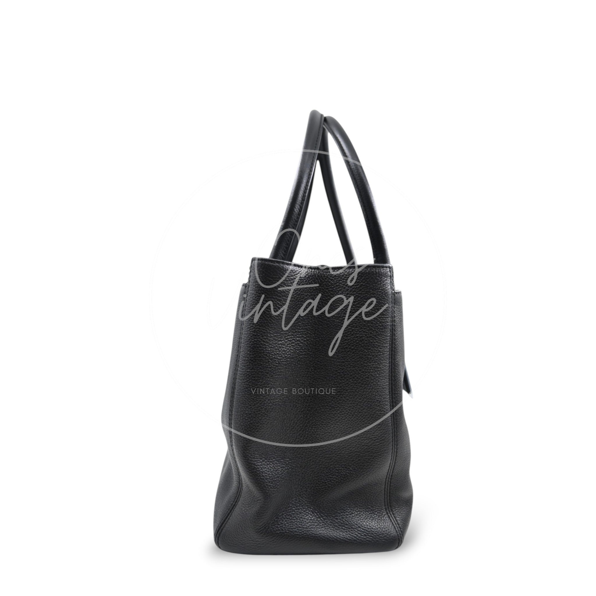 [Pre-owned] Chanel Executive Cerf Tote PHW