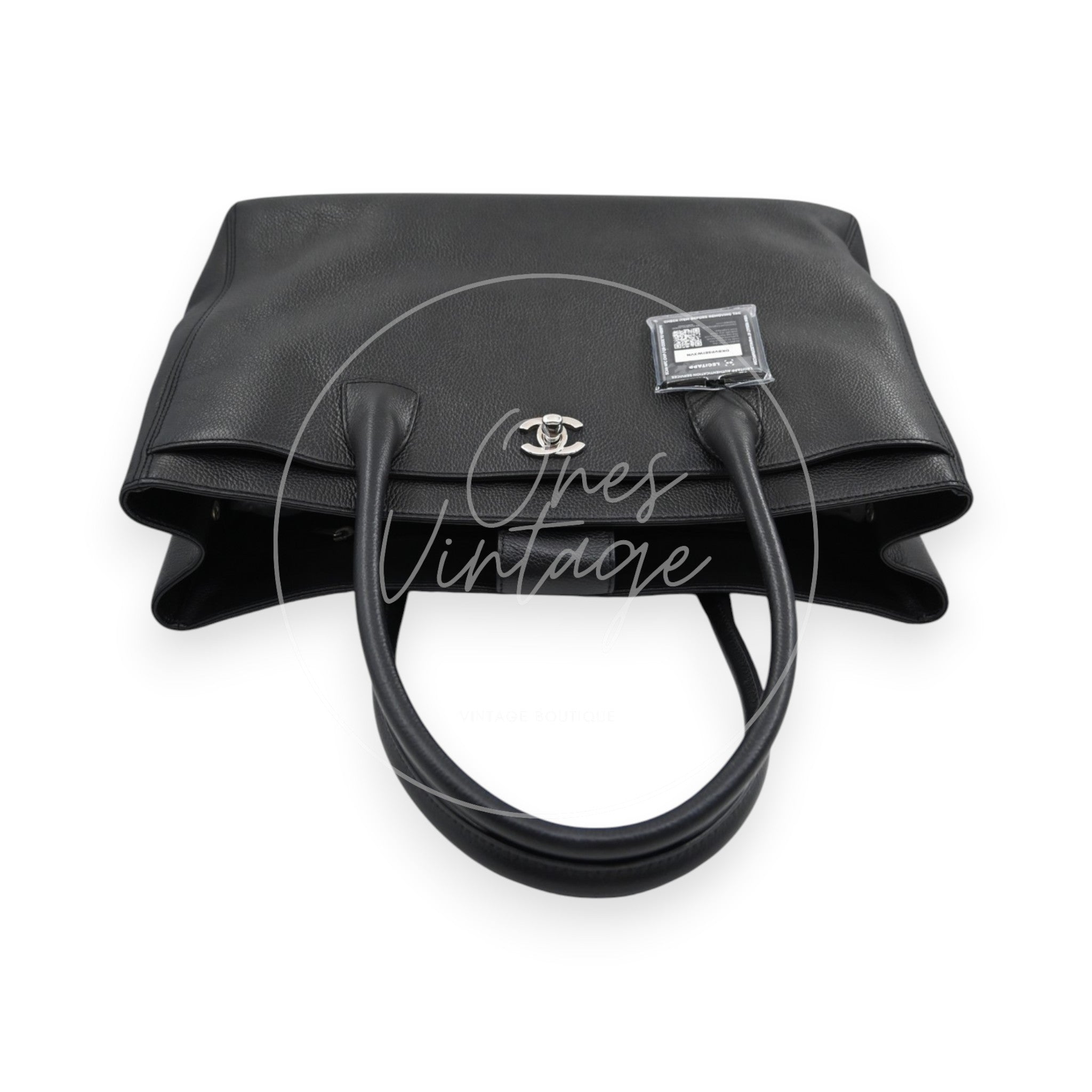 [Pre-owned] Chanel Executive Cerf Tote PHW