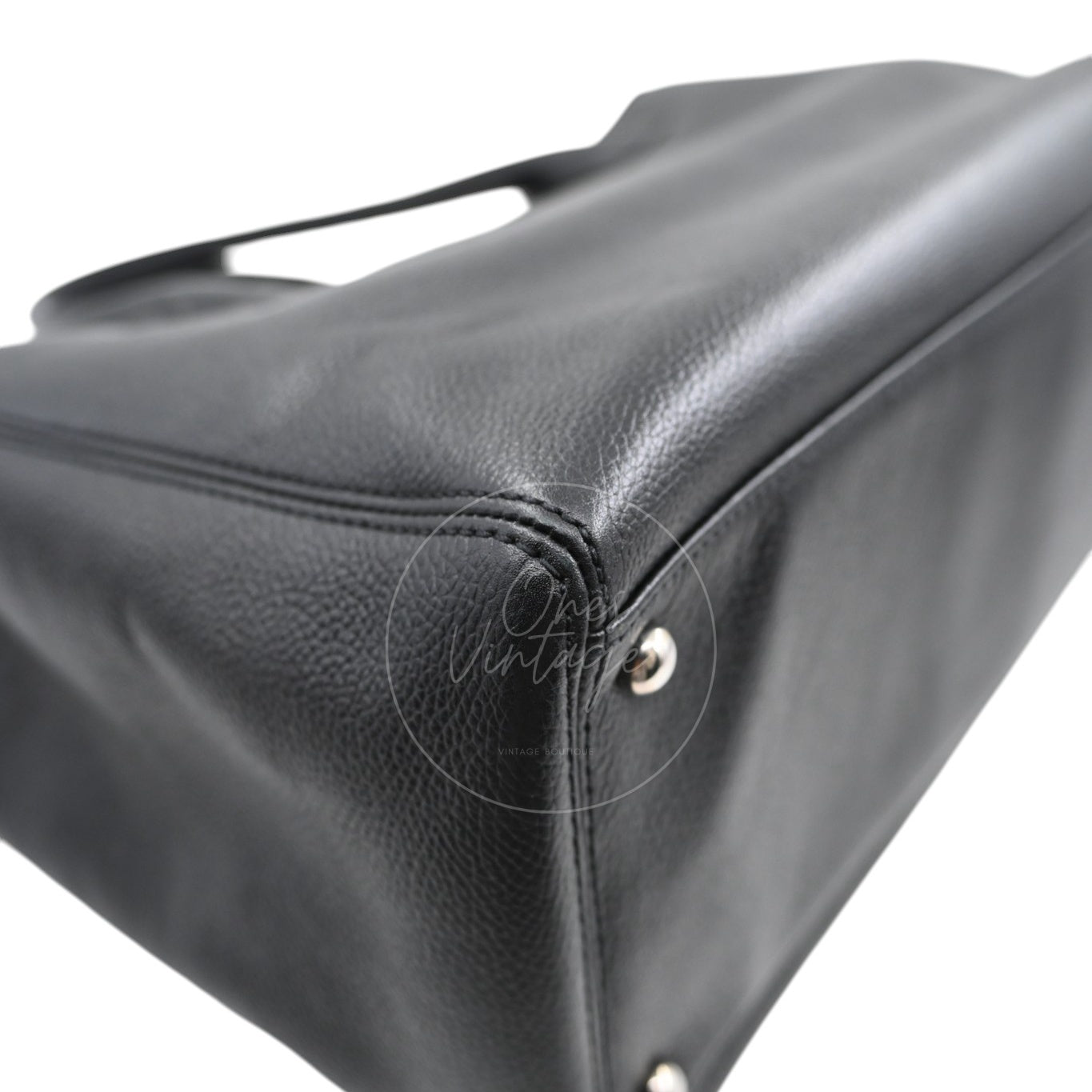 [Pre-owned] Chanel Executive Cerf Tote PHW