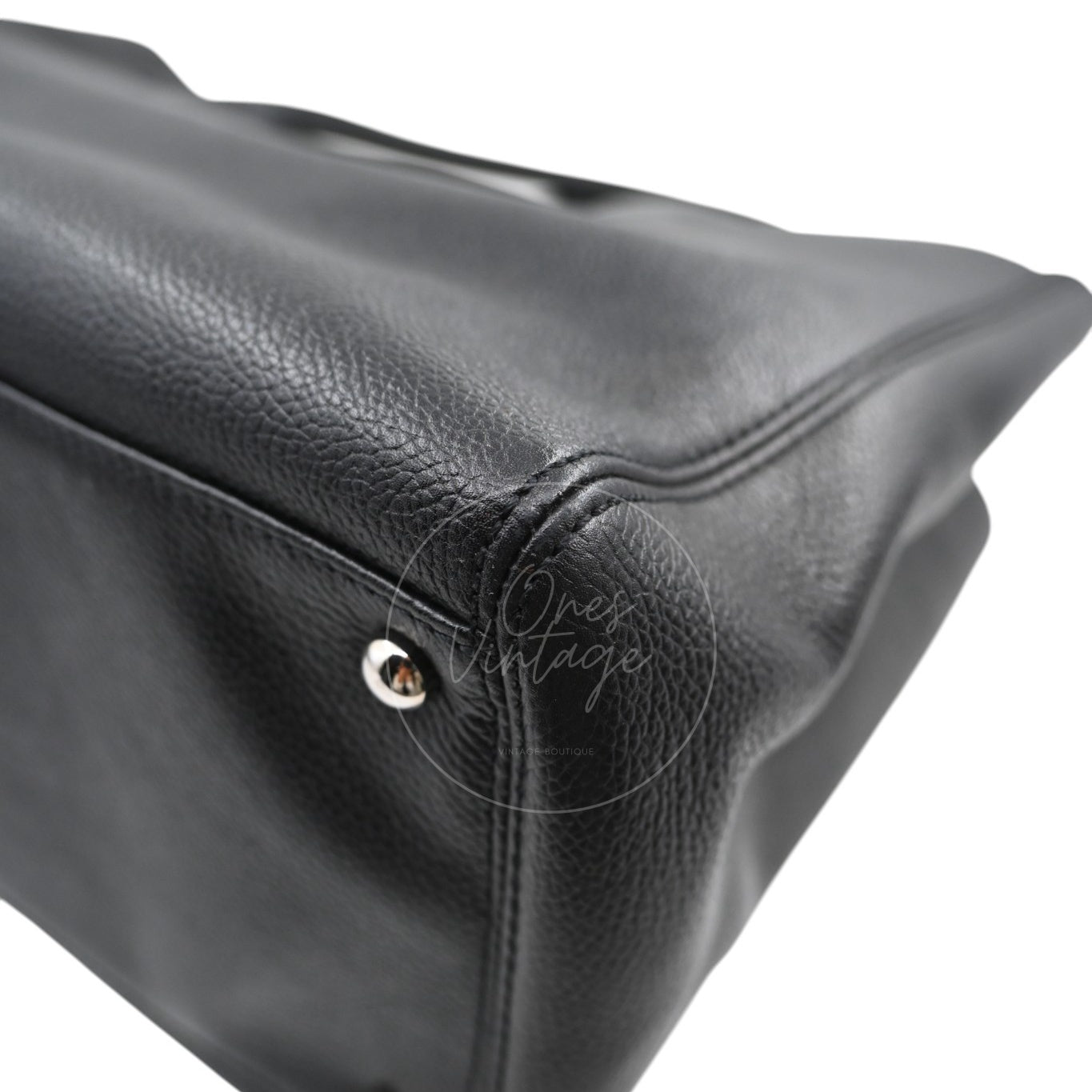 [Pre-owned] Chanel Executive Cerf Tote PHW