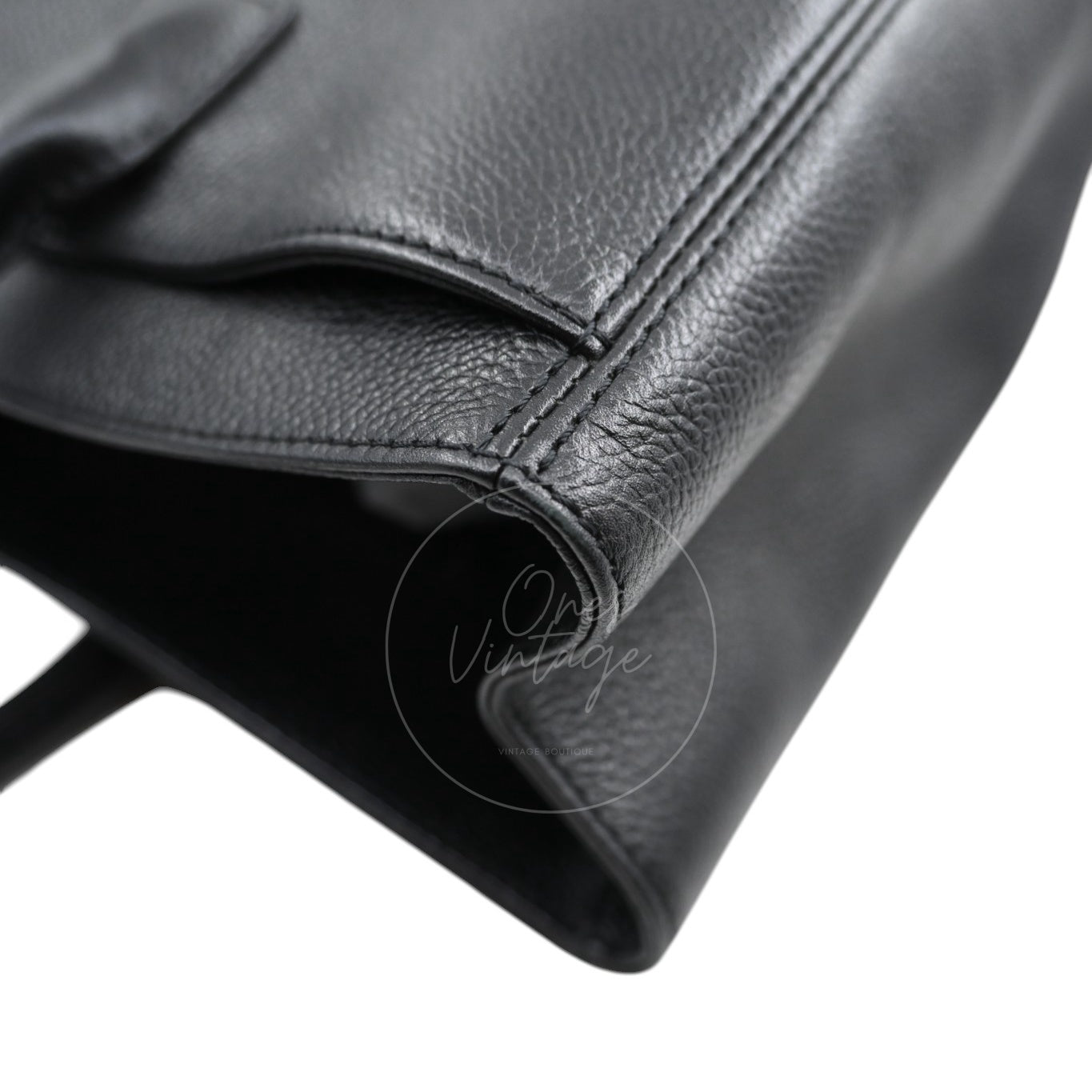 [Pre-owned] Chanel Executive Cerf Tote PHW