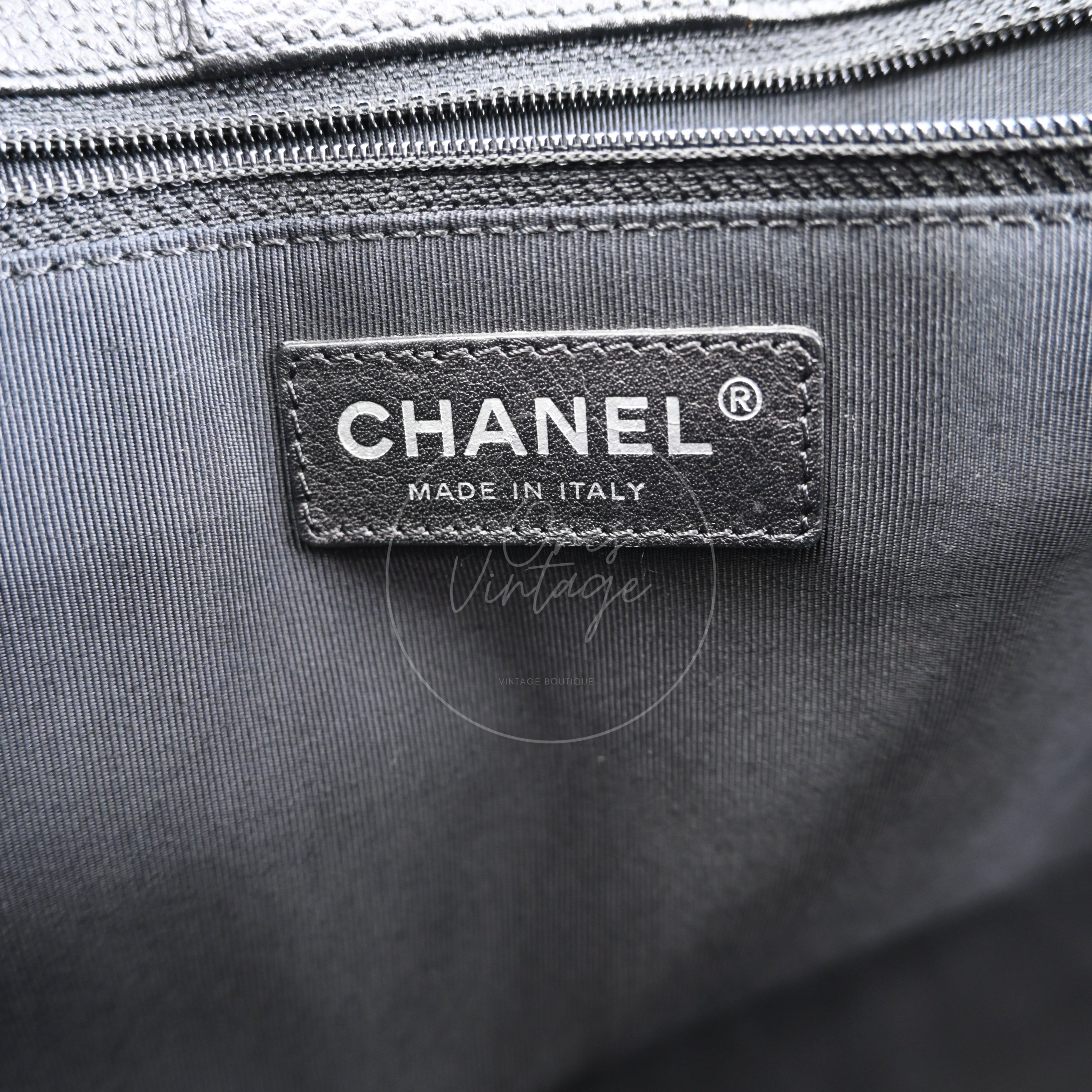 [Pre-owned] Chanel Executive Cerf Tote PHW