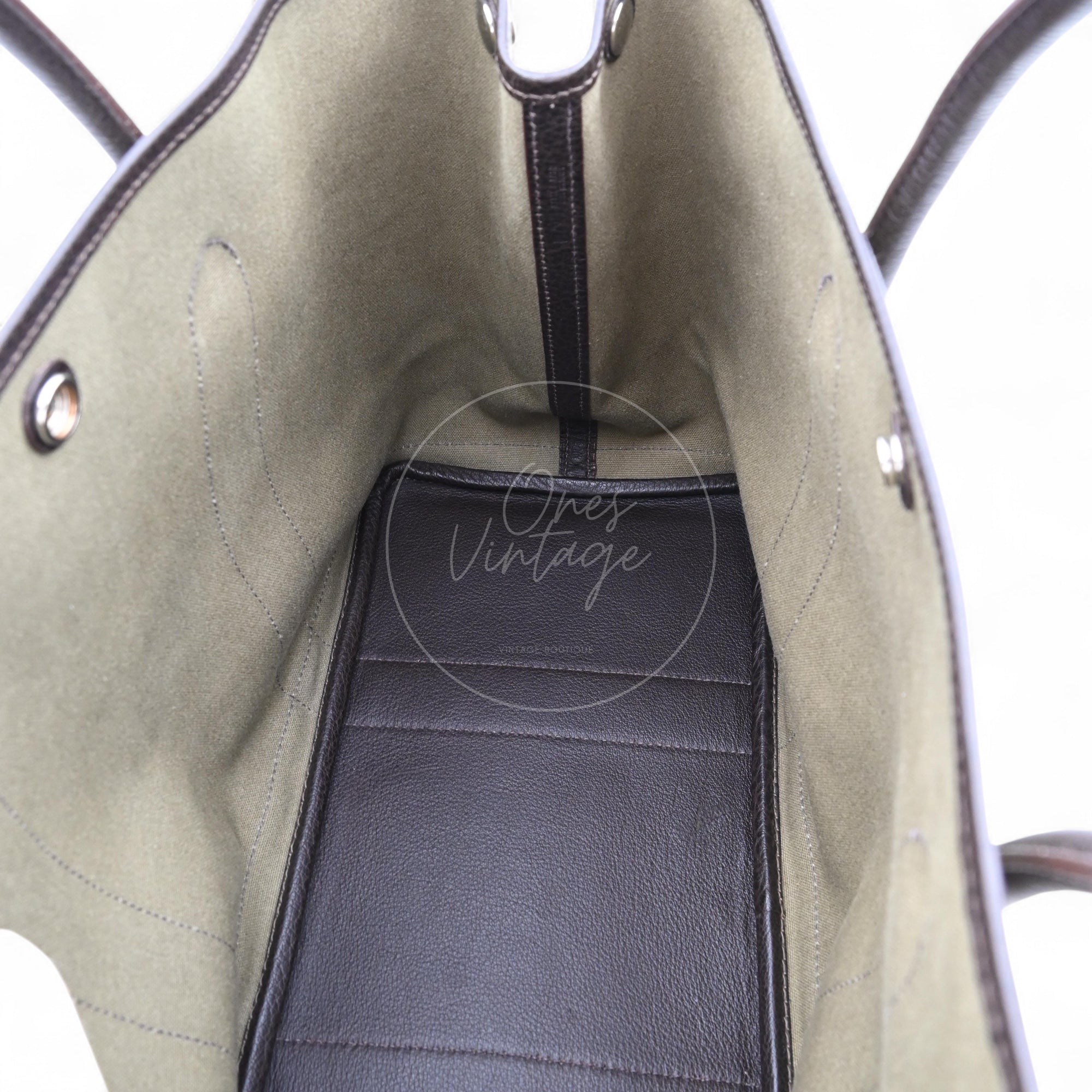[Pre-owned] Hermes Garden Party 36 Dark Green