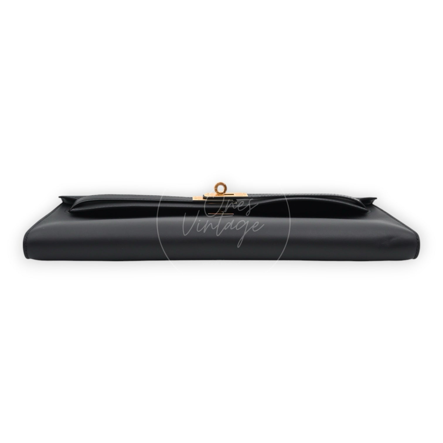 [Used] Hermes Kelly Cut Swift Black Stamp D Bag