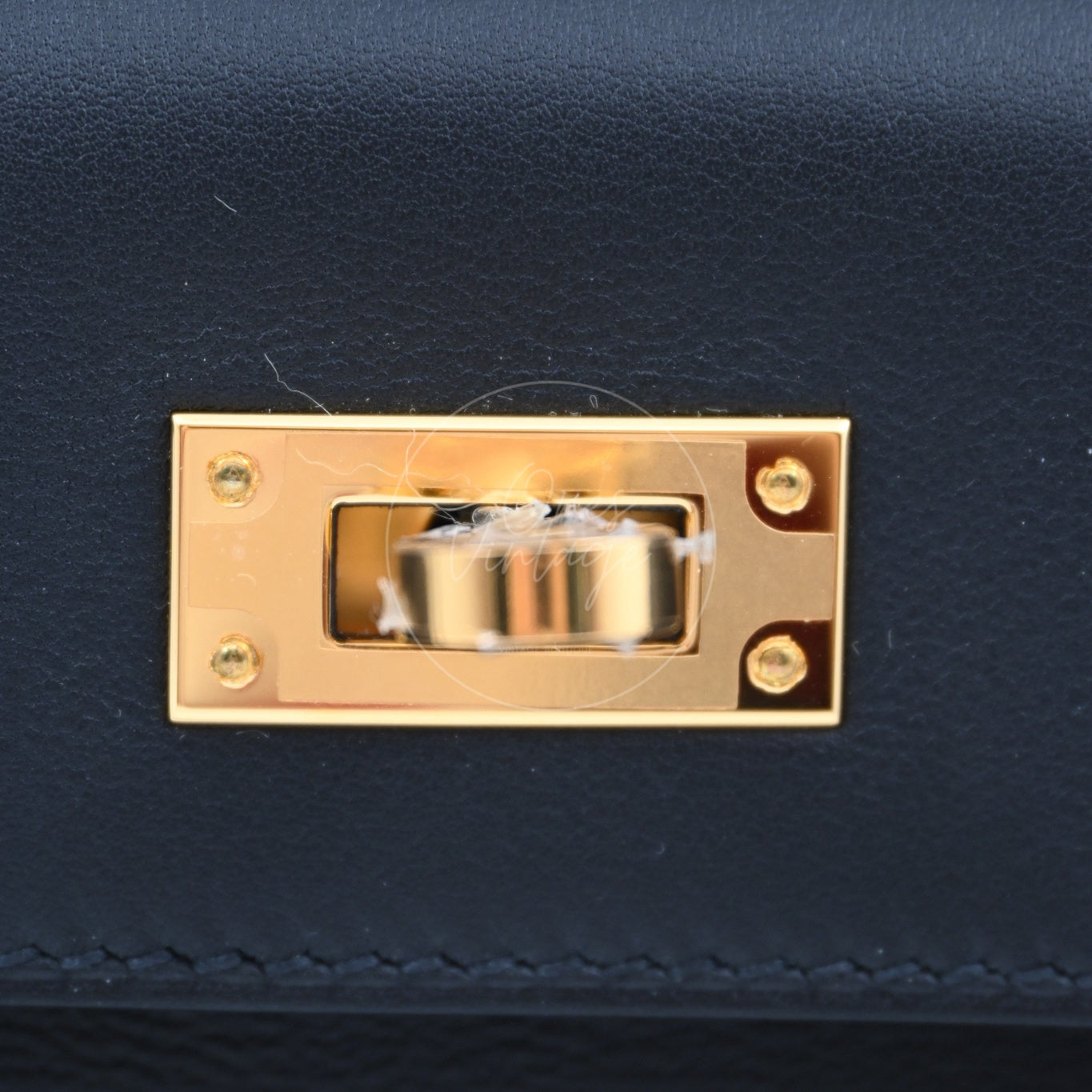 [Used] Hermes Kelly Cut Swift Black Stamp D Bag